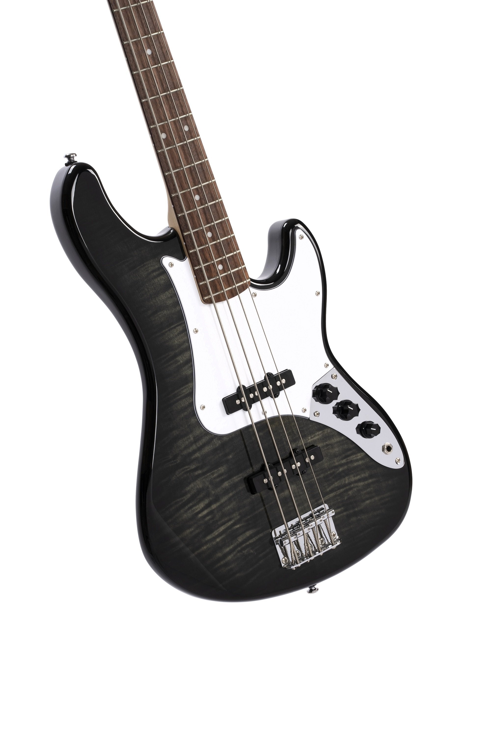 Cort GB24JJ Trans Black, Bass Guitar for sale at Richards Guitars.