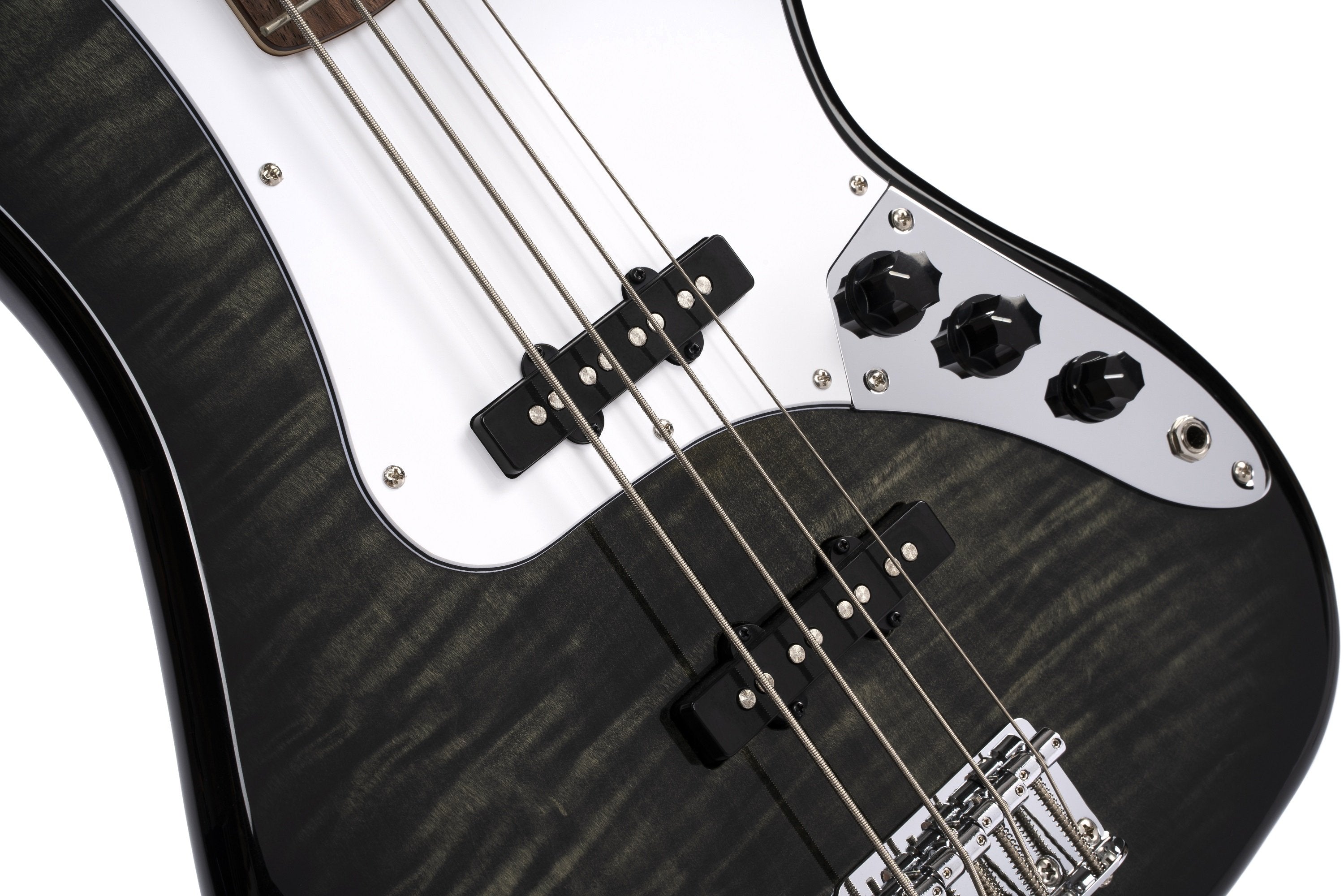 Cort GB24JJ Trans Black, Bass Guitar for sale at Richards Guitars.