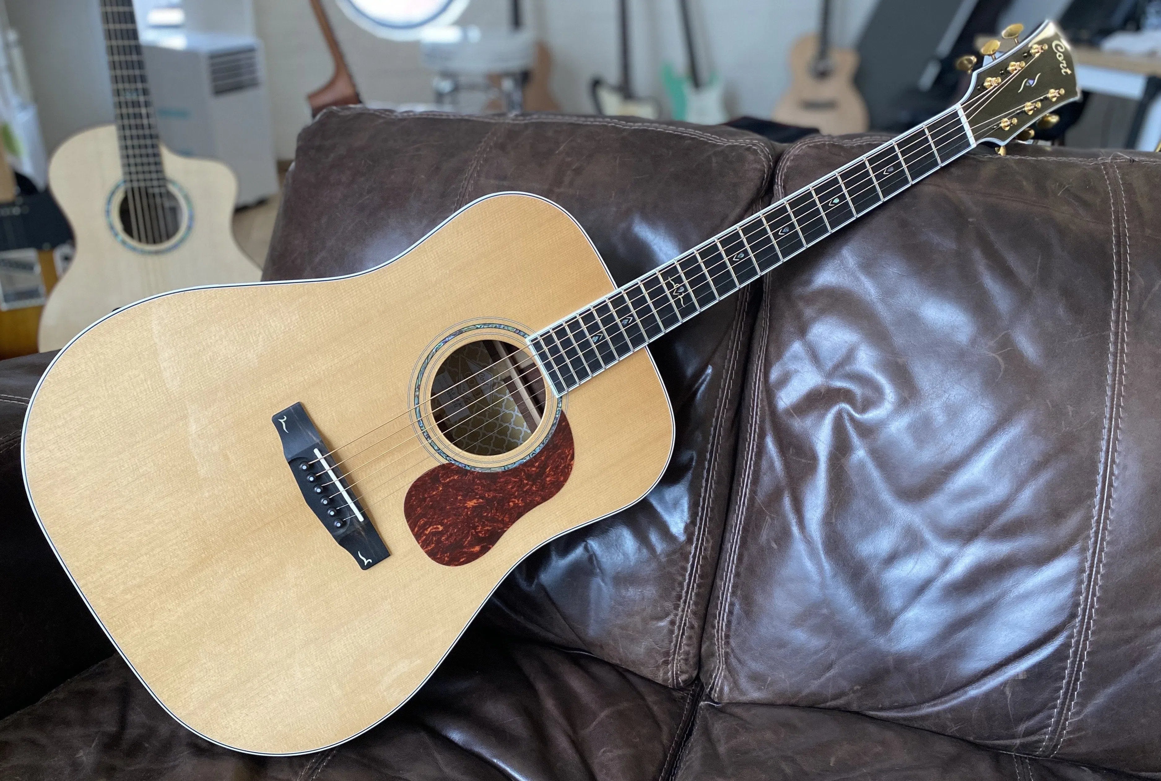 Cort Gold D8 C Natural, Acoustic Guitar for sale at Richards Guitars.