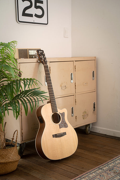 Cort Grand Regal GA1E Open Pore, Electro Acoustic Guitar for sale at Richards Guitars.