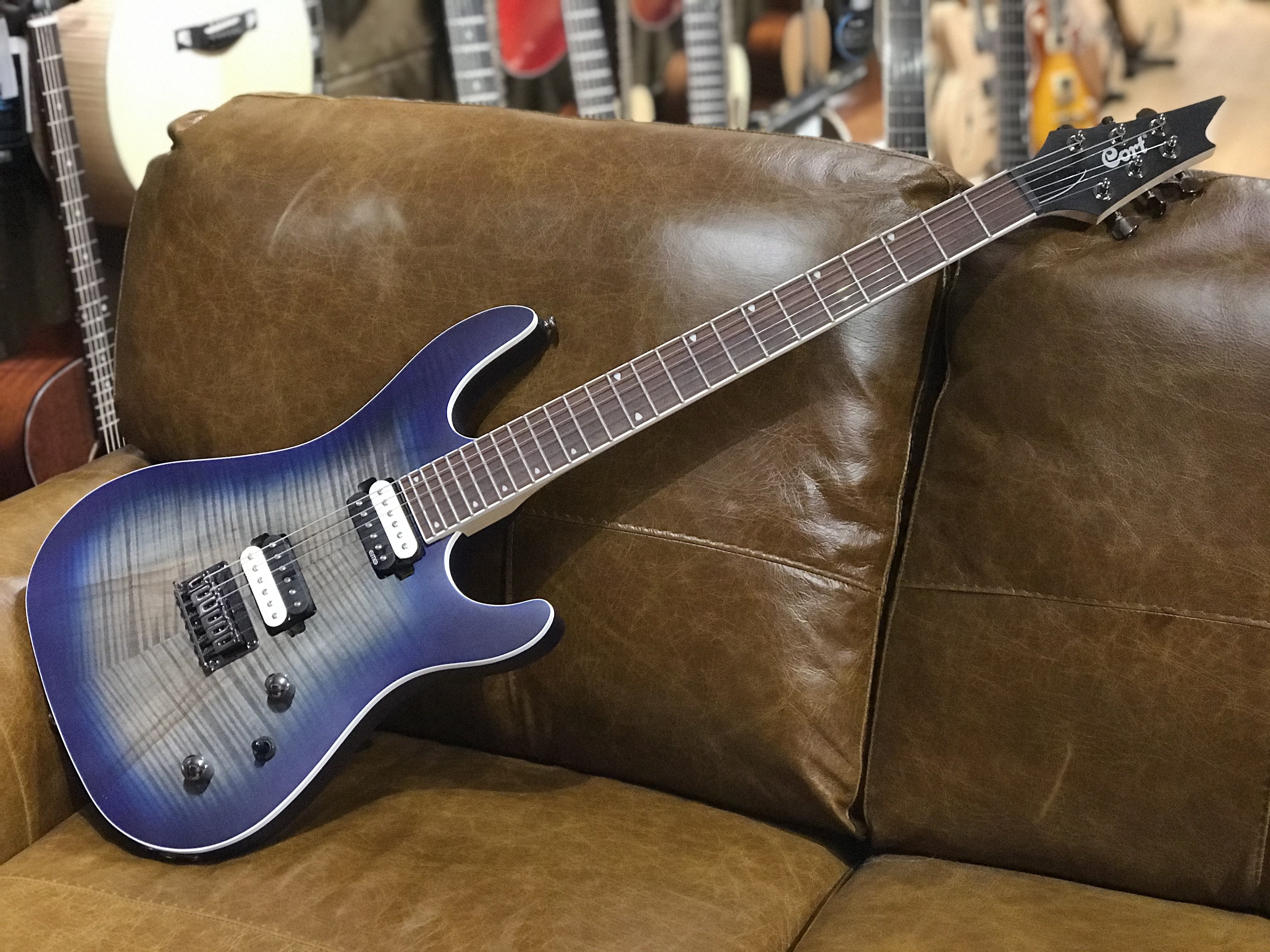 Cort KX300 Open Pore Cobalt Burst, Electric Guitar for sale at Richards Guitars.