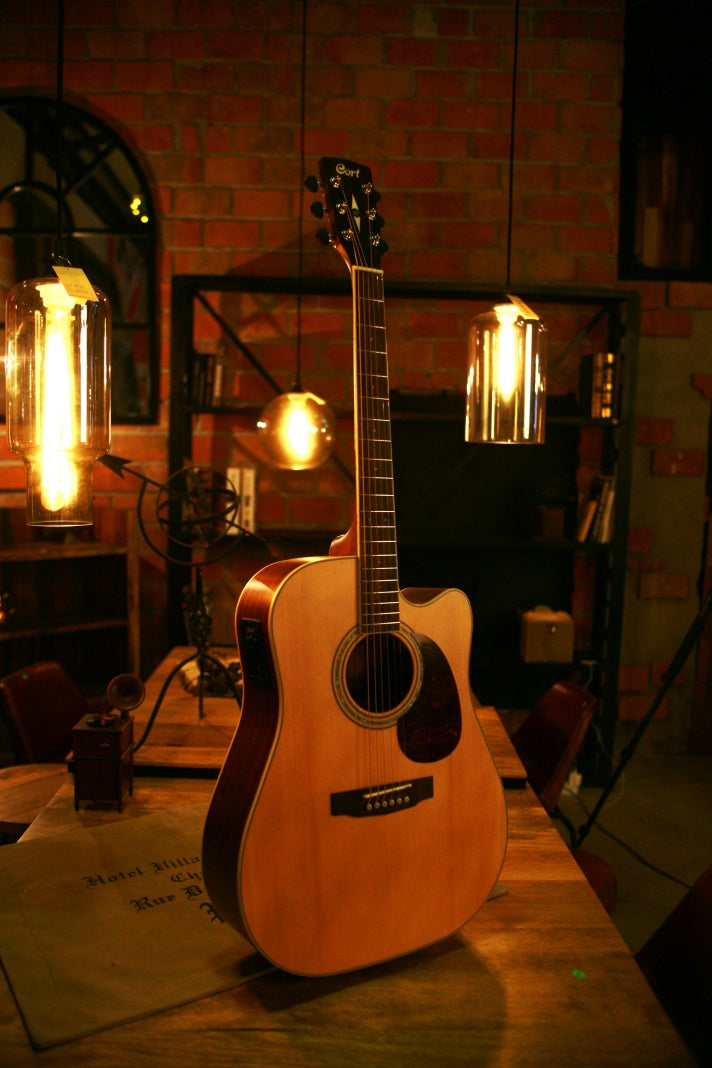 Cort MR710F LH Natural Satin, Electro Acoustic Guitar for sale at Richards Guitars.