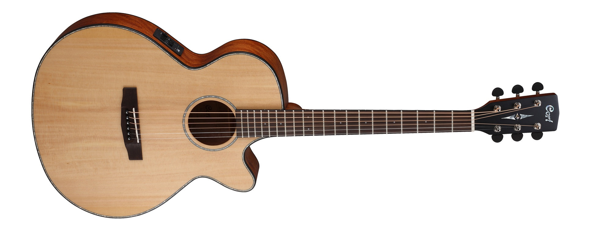 Cort SFXE NS Electro-acoustic Natural Satin, Electro Acoustic Guitar for sale at Richards Guitars.