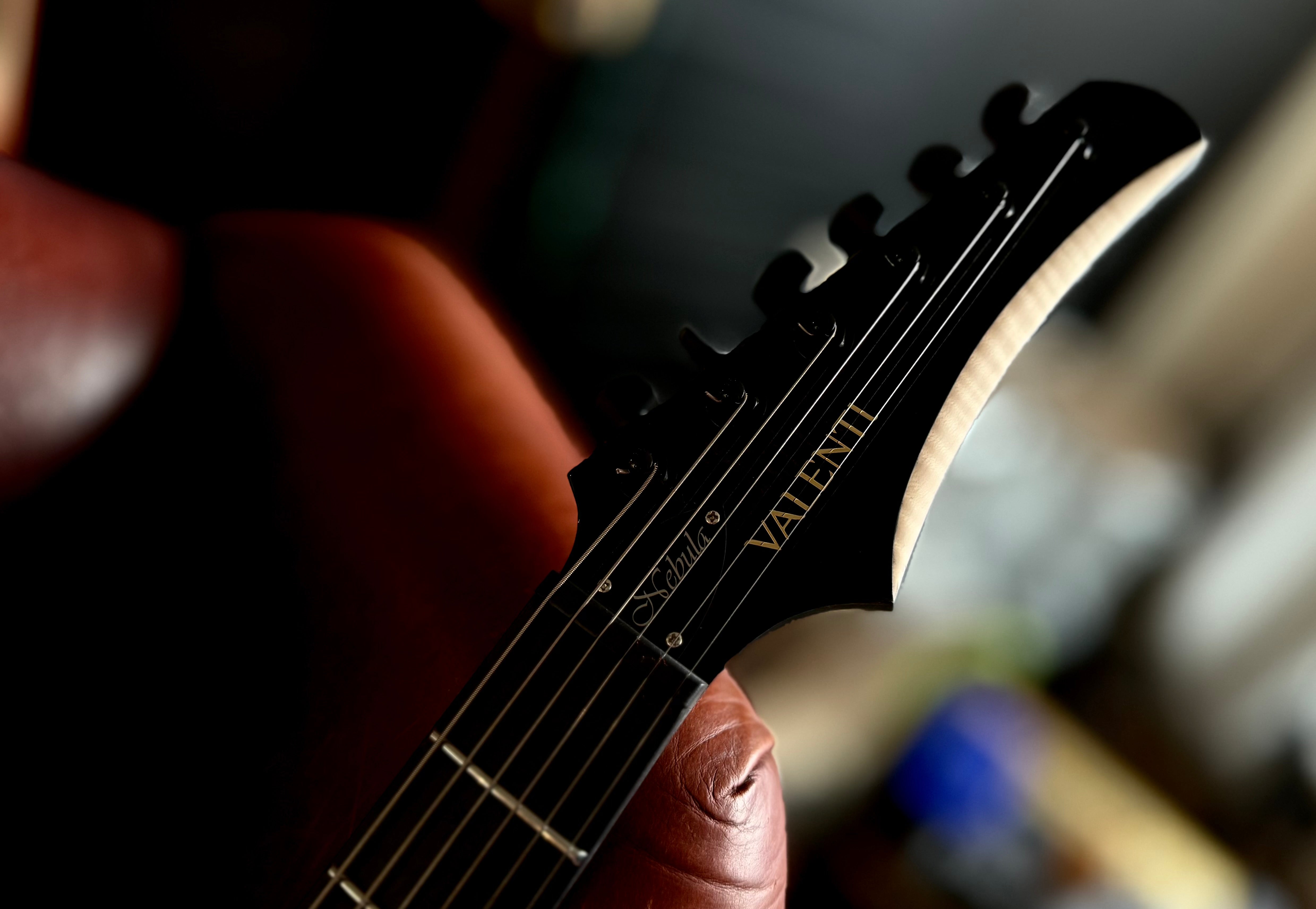 Valenti Nebula Dark Night Custom : Hand Made In Italy Richards Guitars Of Stratford Upon Avon