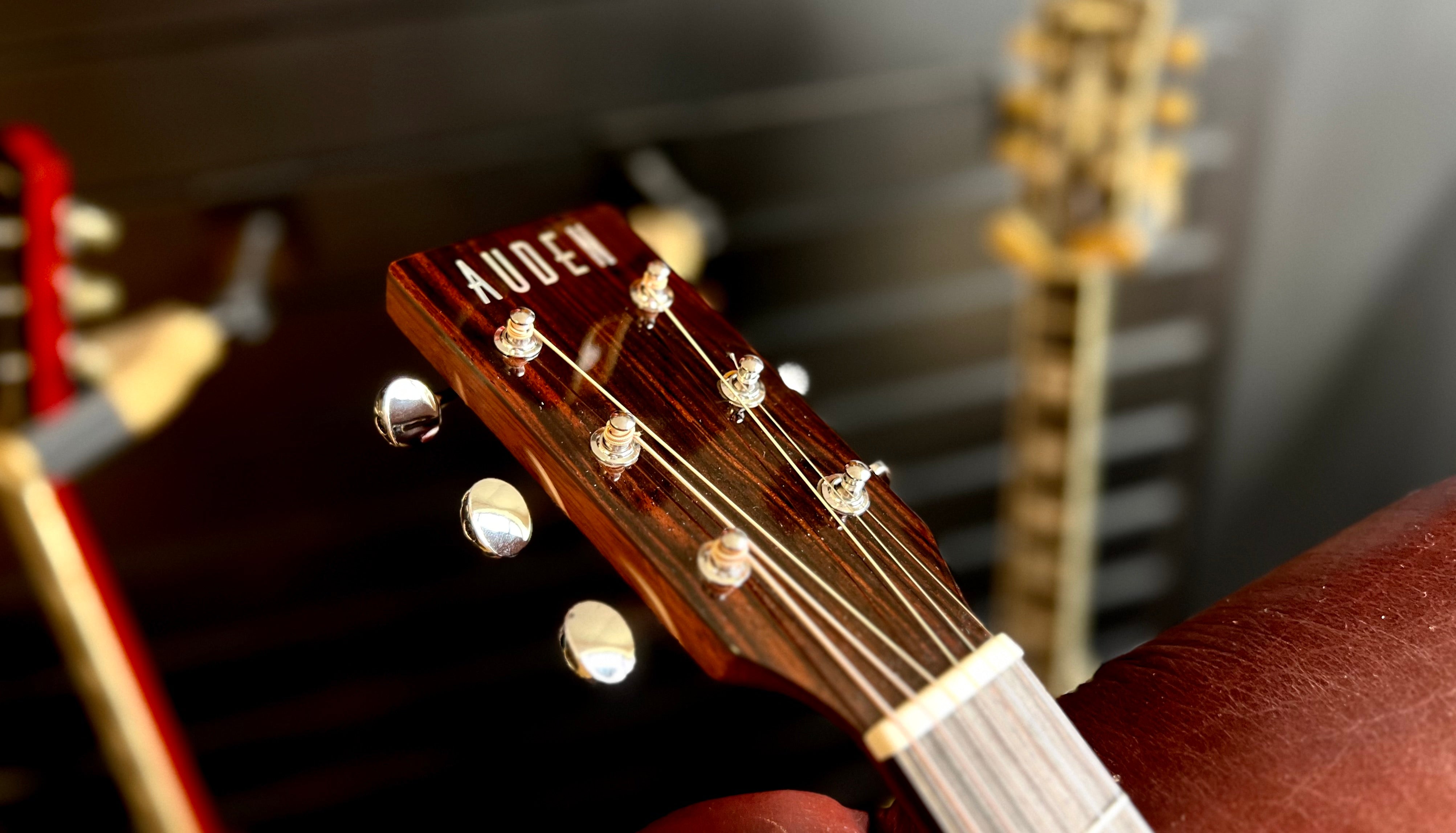 Auden Austin Mahogany Cutaway, Electro Acoustic Guitar for sale at Richards Guitars.