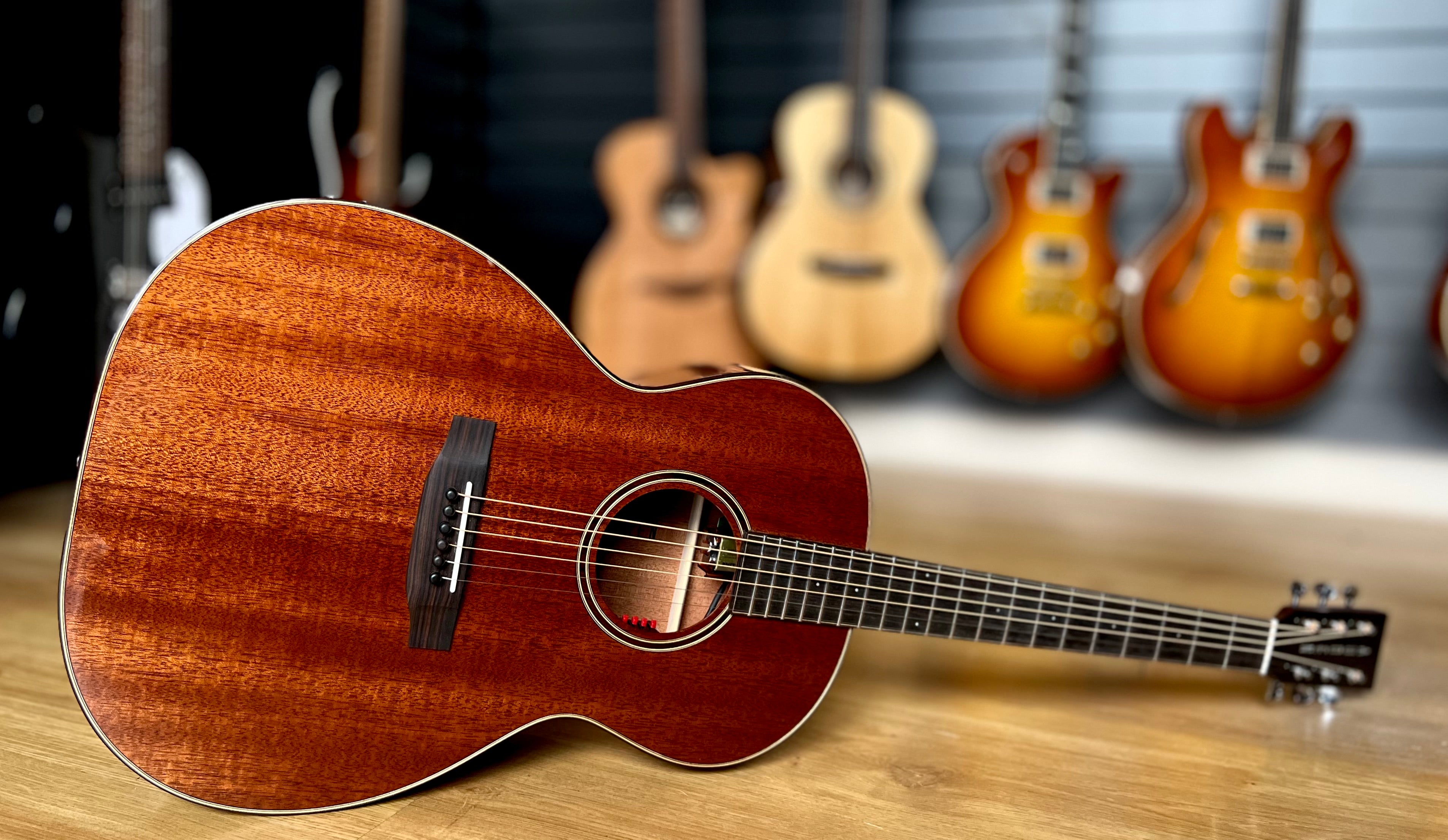 AUDEN MAHOGANY SERIES – CHESTER FULL BODY MAHOGANY TOP - 45MM NUT, Electro Acoustic Guitar for sale at Richards Guitars.