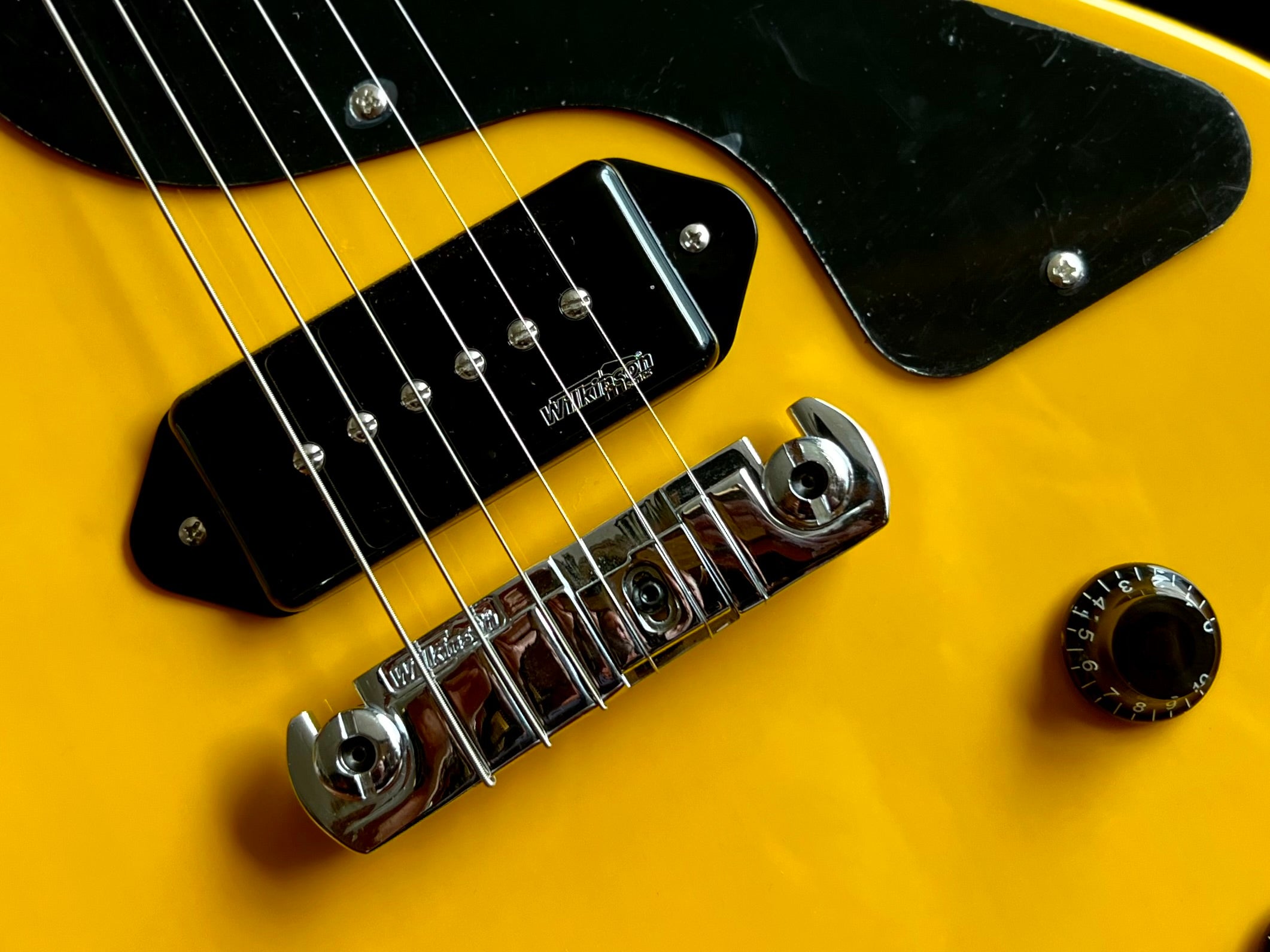 Vintage V120TVY ReIssued Electric Guitar ~ TV Yellow, Electric Guitar for sale at Richards Guitars.