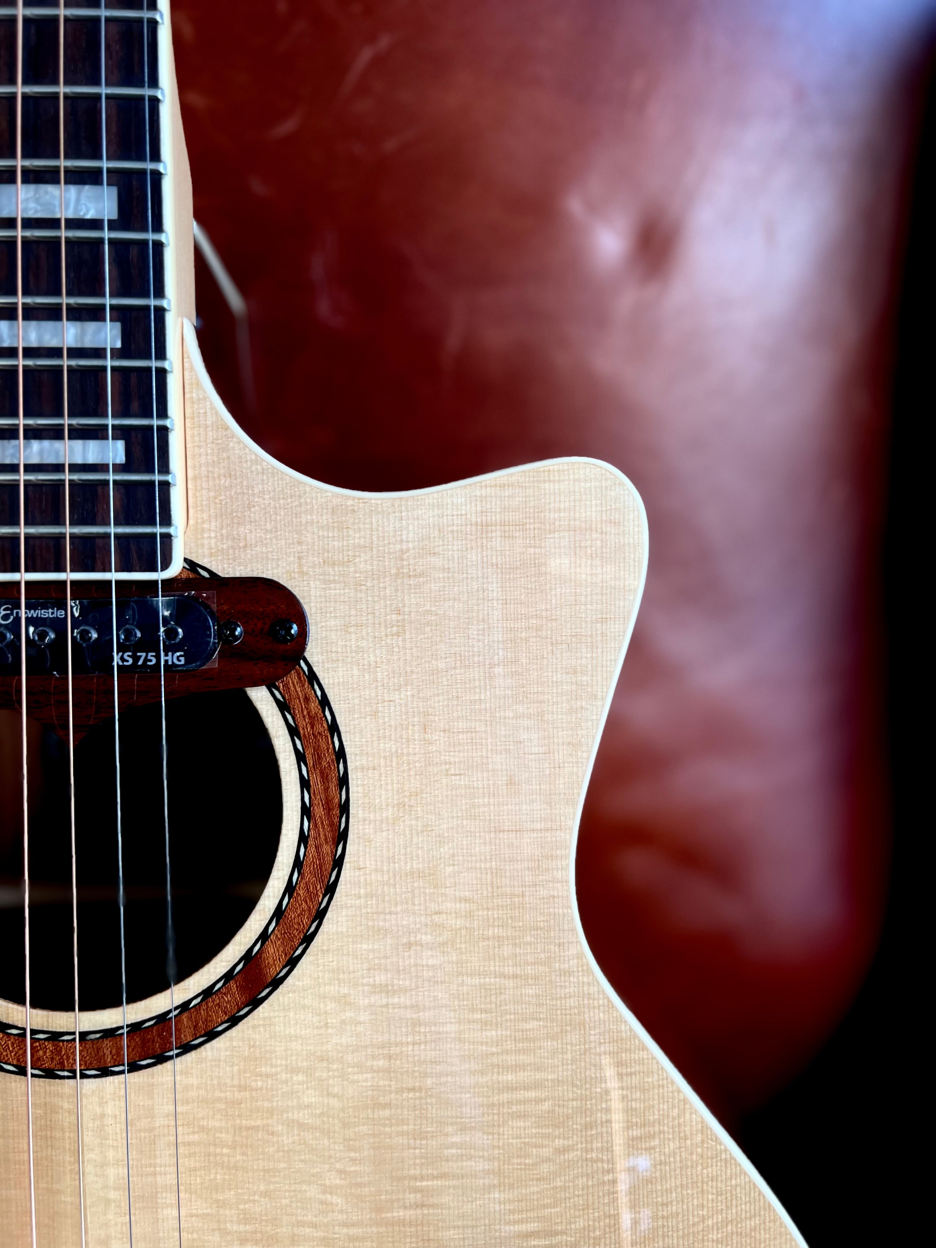 Vintage REVO ELEKTRA ~ Natural Silk  VRE900NA, Electro Acoustic Guitar for sale at Richards Guitars.