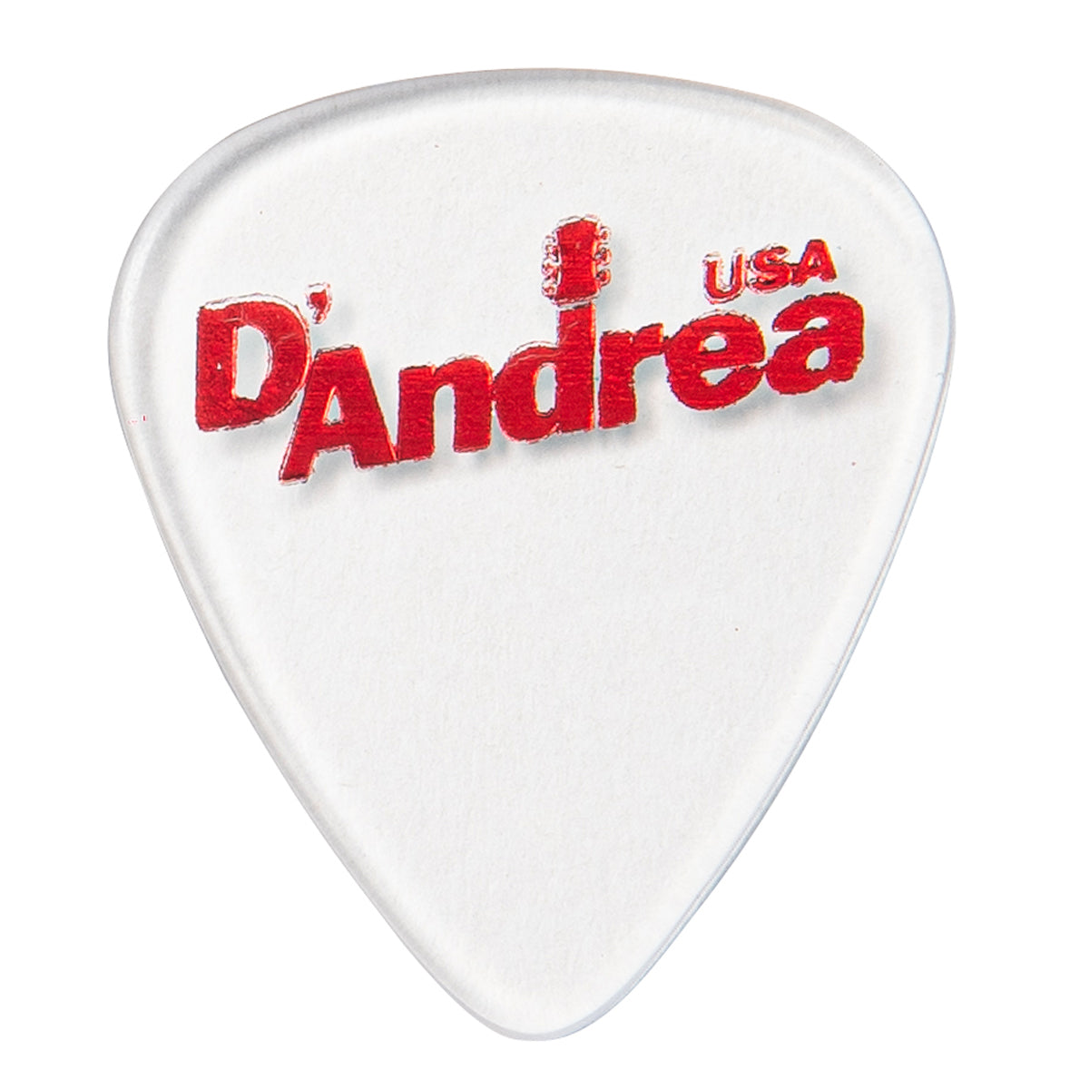 D'Andrea 351 Clear Acrylic Picks ~ 1.5mm ~ 6 Picks, Accessory for sale at Richards Guitars.