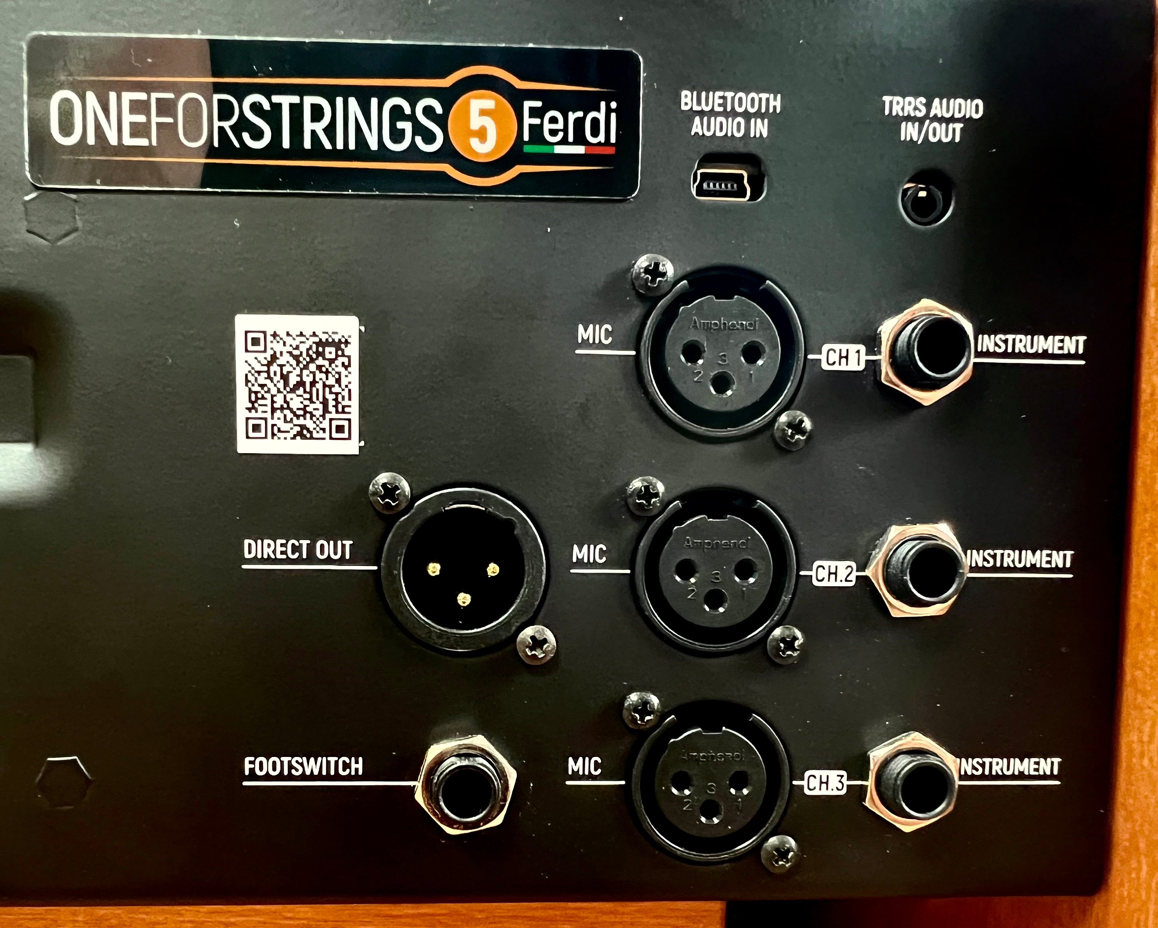 ACUS ONEFORSTRINGS 5 FERDI Wood (NEW 2024), Amplification for sale at Richards Guitars.