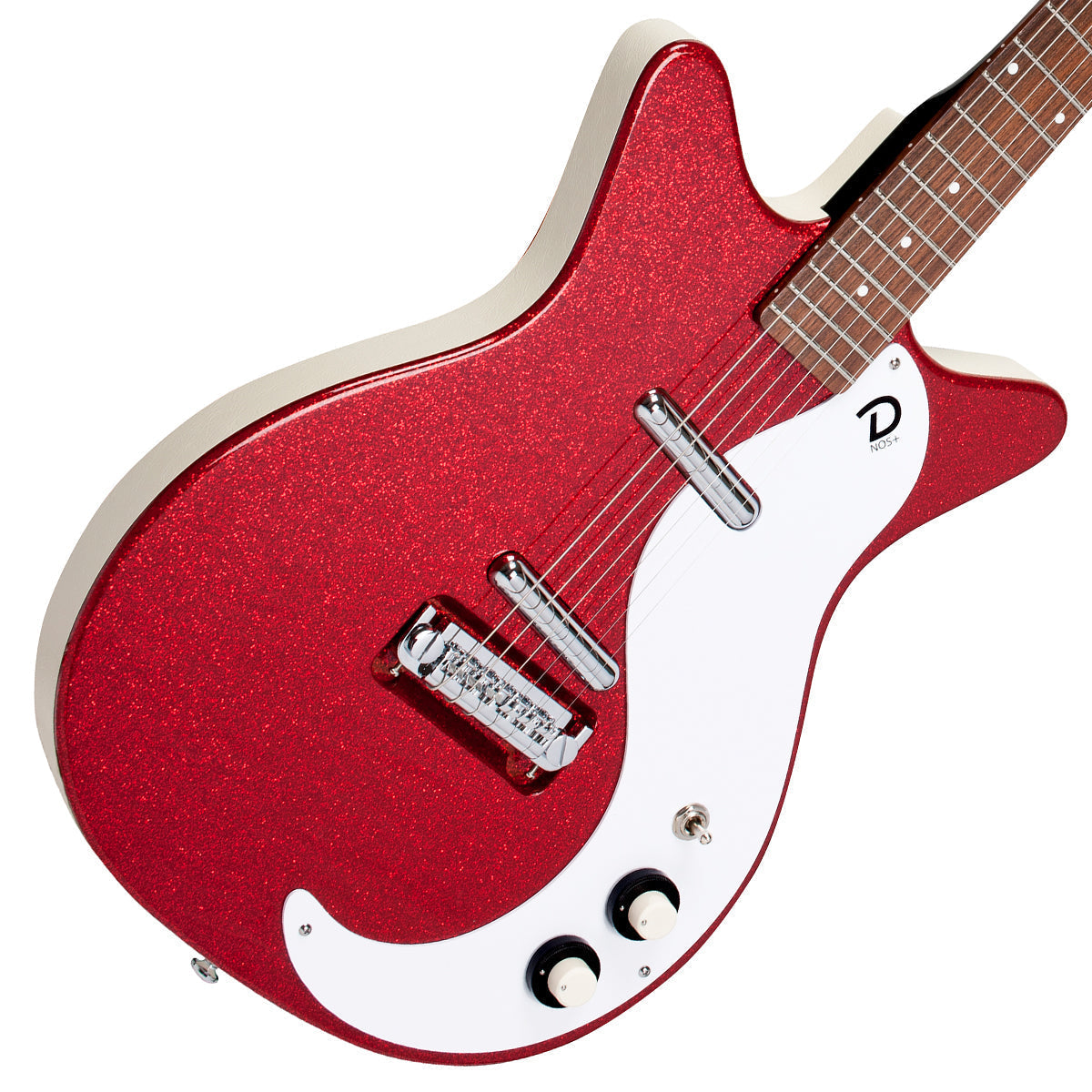 Danelectro '59M NOS Electric Guitar ~ Red Metal Flake, Electric Guitar for sale at Richards Guitars.