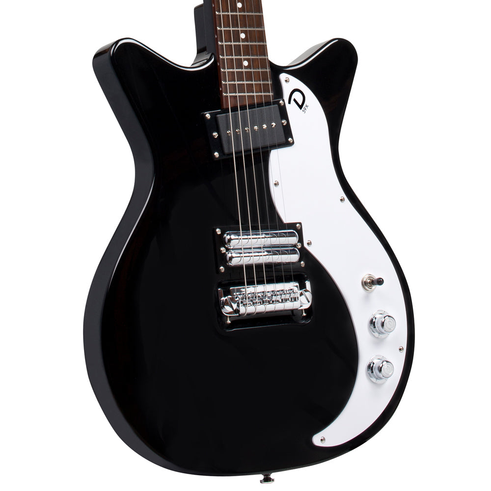 Danelectro 59X Guitar ~ Black, Electric Guitar for sale at Richards Guitars.