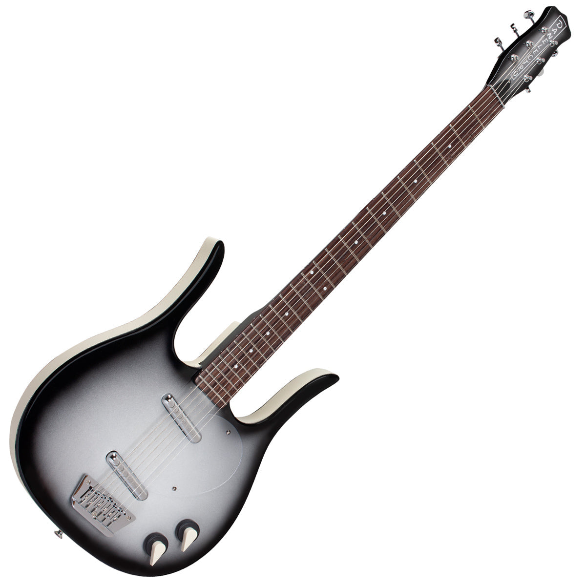 Danelectro Longhorn Baritone Electric Guitar ~ Blackburst, Electric Guitar for sale at Richards Guitars.