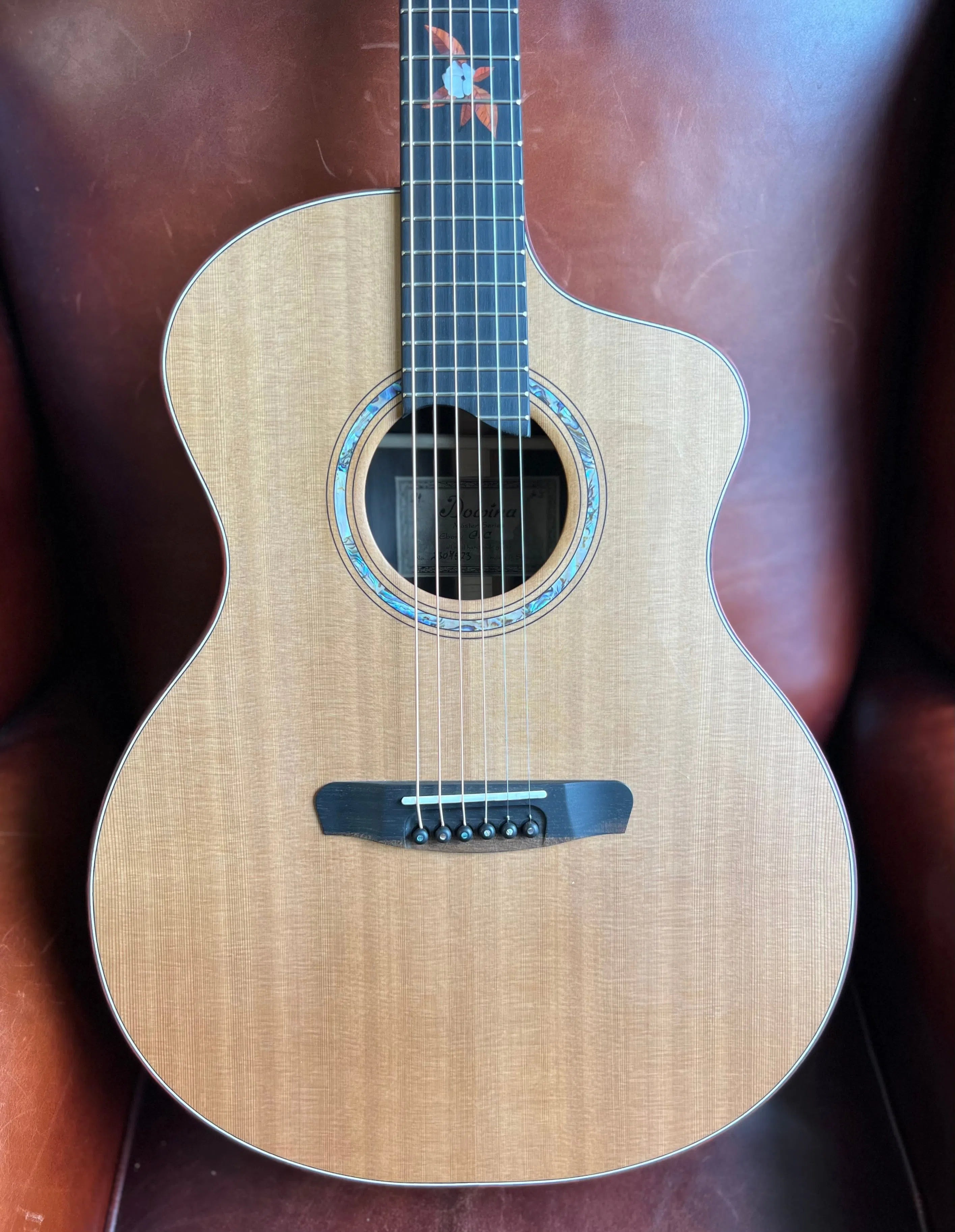 Dowina Figured Ebony GAC, Acoustic Guitar for sale at Richards Guitars.