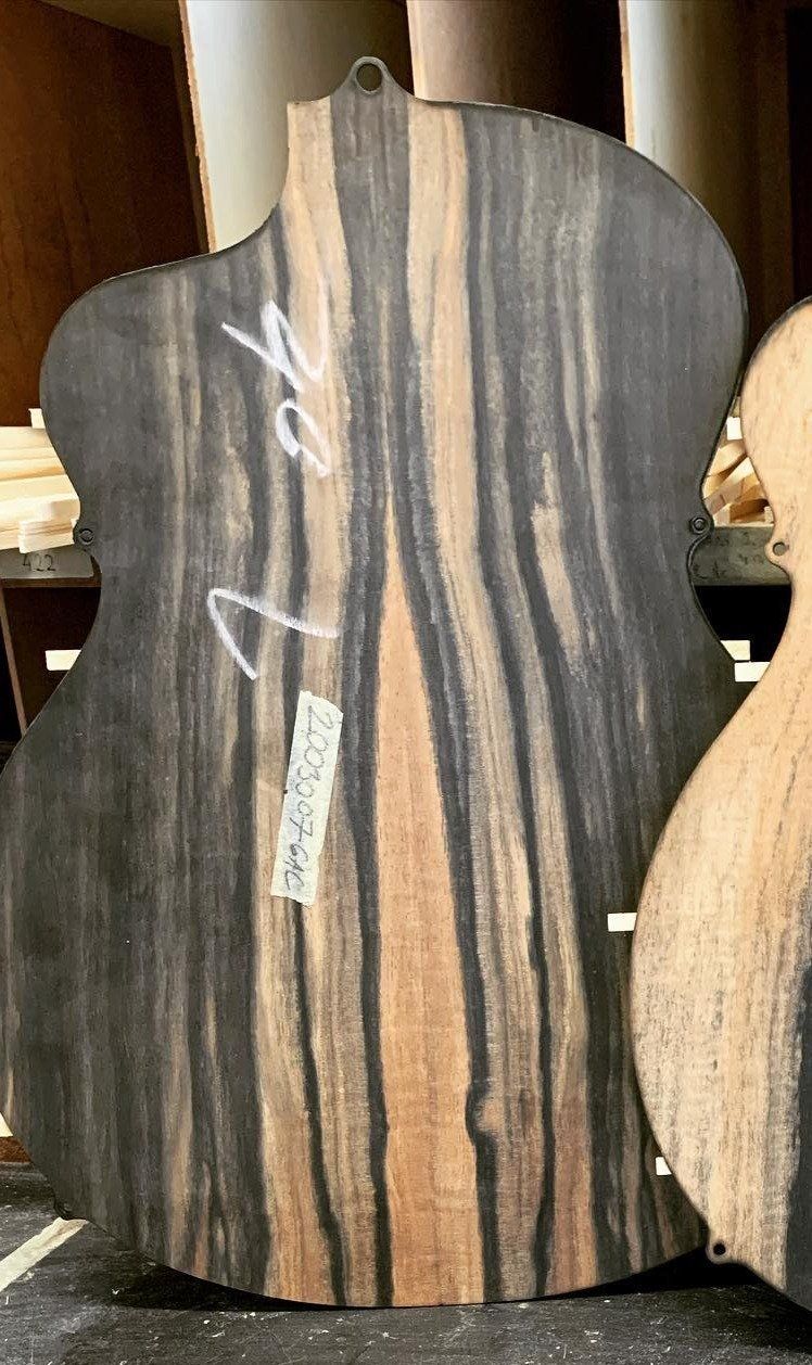 Dowina Figured Ebony GAC Deluxe Masters With Torrifed Swiss Moon Spruce Top