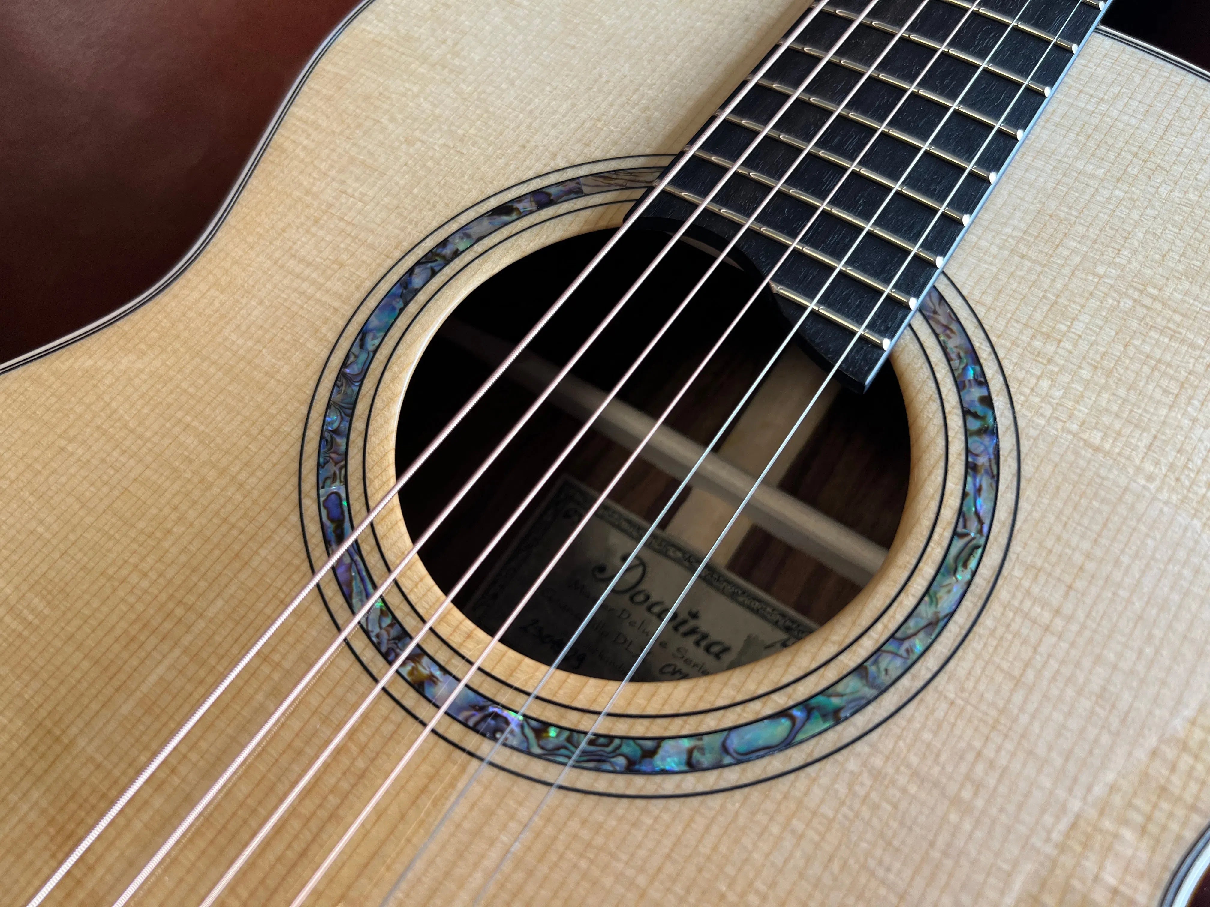 Dowina Granadillo OMG Deluxe Masters Series With Torrefied Swiss Moon Spruce Top, Acoustic Guitar for sale at Richards Guitars.