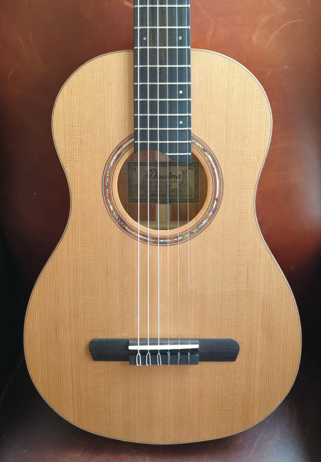 Dowina Mahogany BV-H Nylon Hybrid, Nylon Strung Guitar for sale at Richards Guitars.