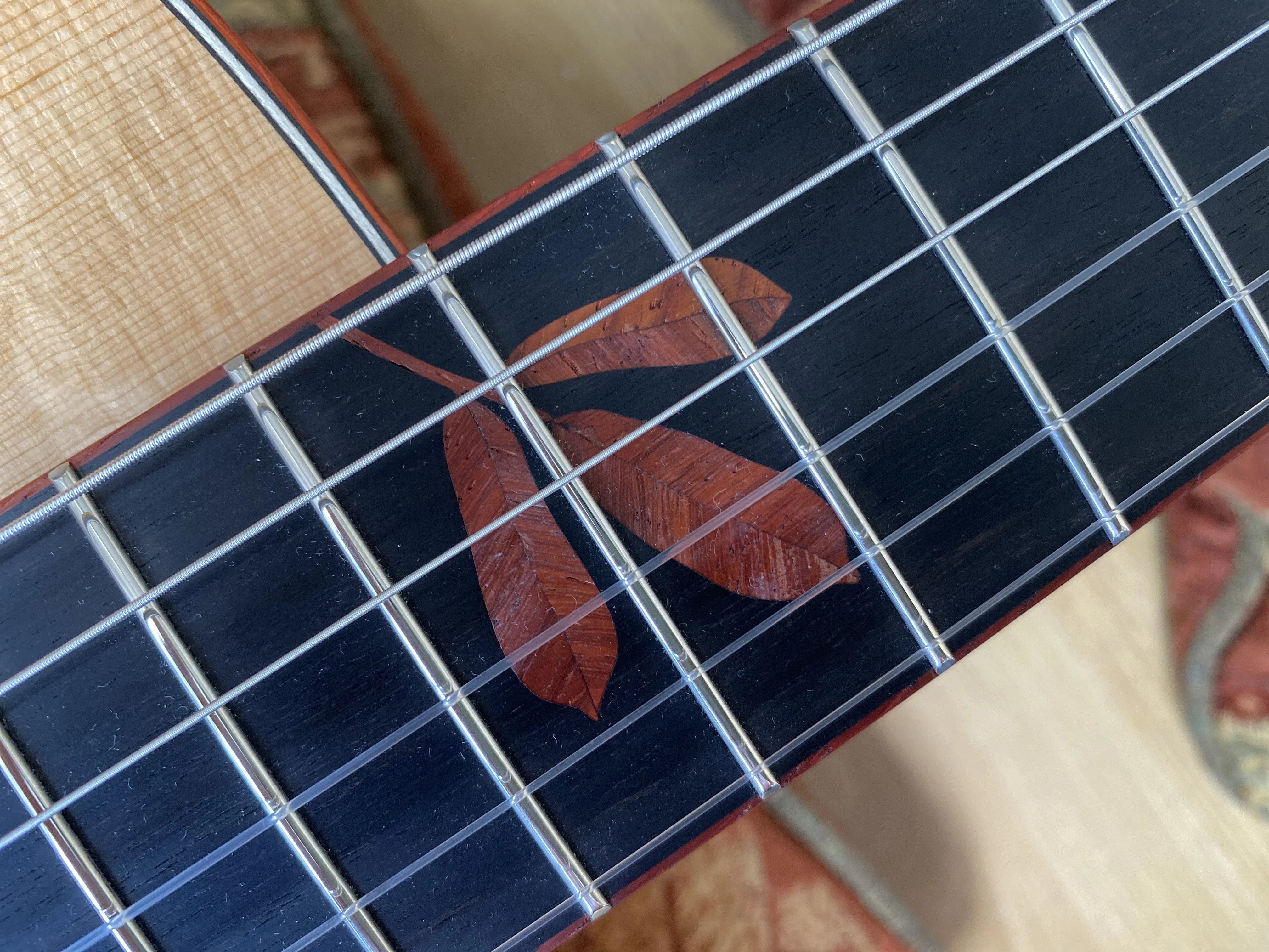 Dowina Master Built Strip Padauk HC Deluxe With Torrified Swiss Spruce Top, Nylon Strung Guitar for sale at Richards Guitars.