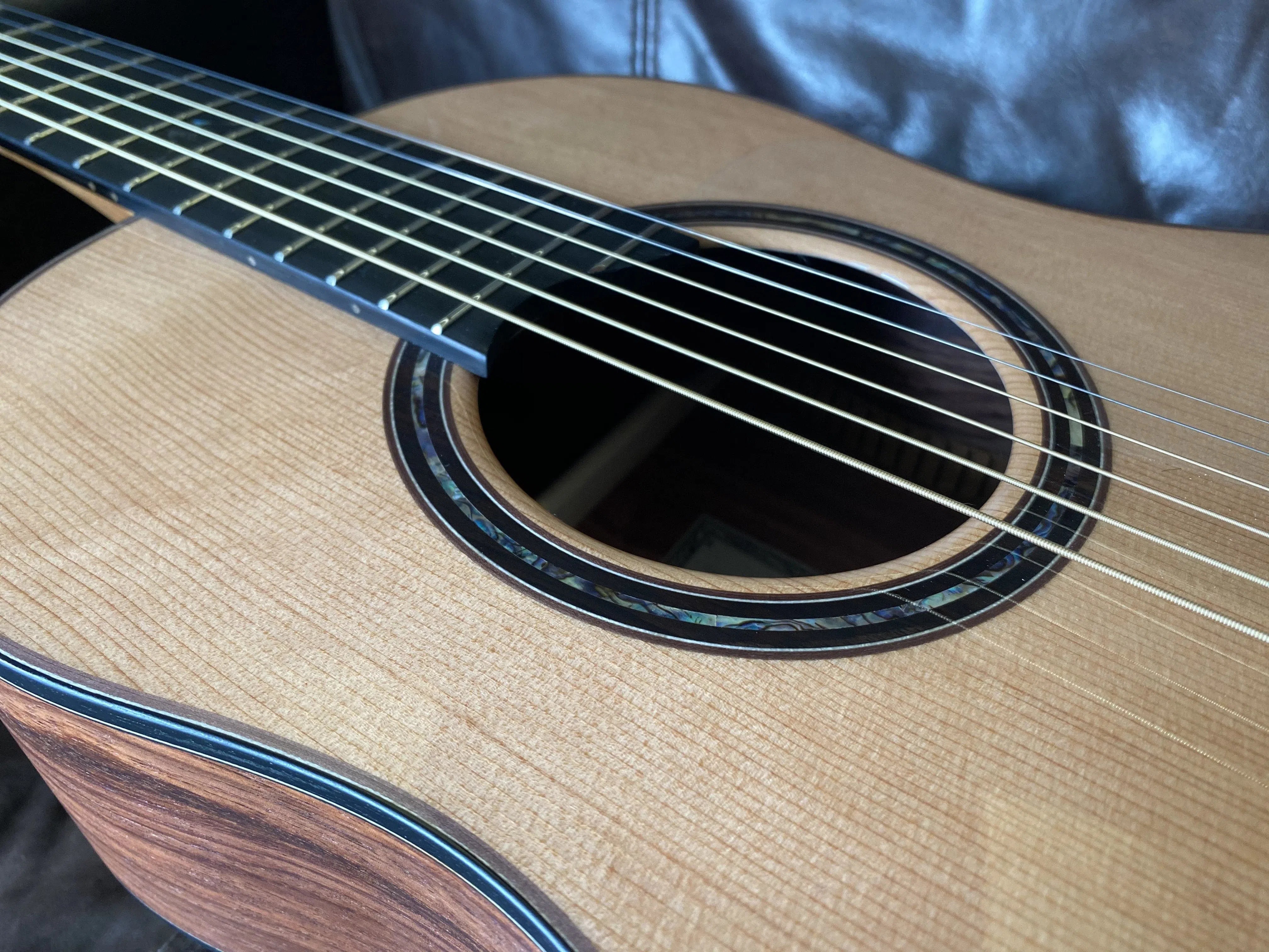 Dowina Merlot BV Cedar / Macacauba Parlor Guitar, Acoustic Guitar for sale at Richards Guitars.