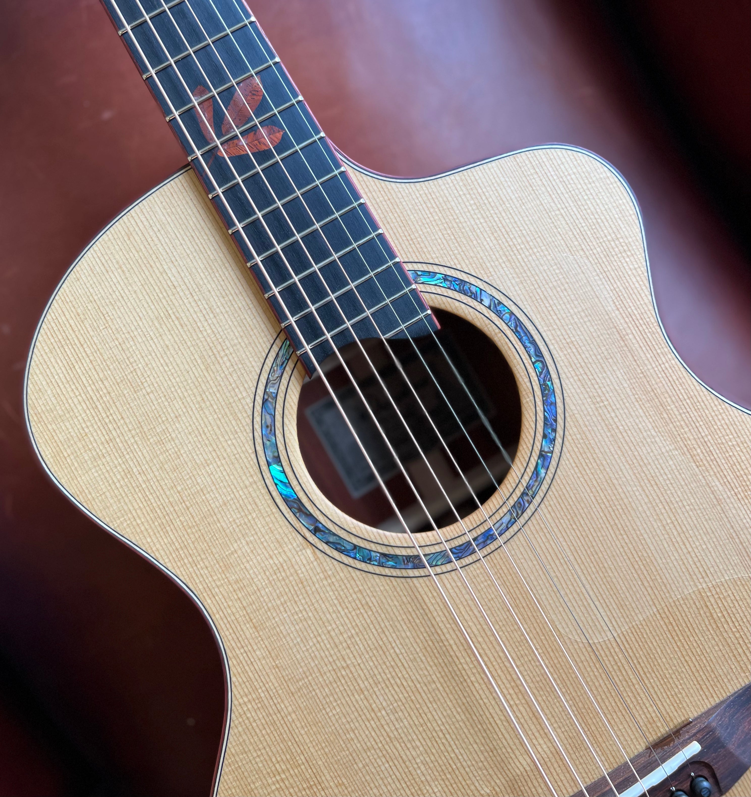 Dowina PADAUK GAC TDS 12 Fret Neck Join (Thermo Cured Dolomite Spruce), Acoustic Guitar for sale at Richards Guitars.