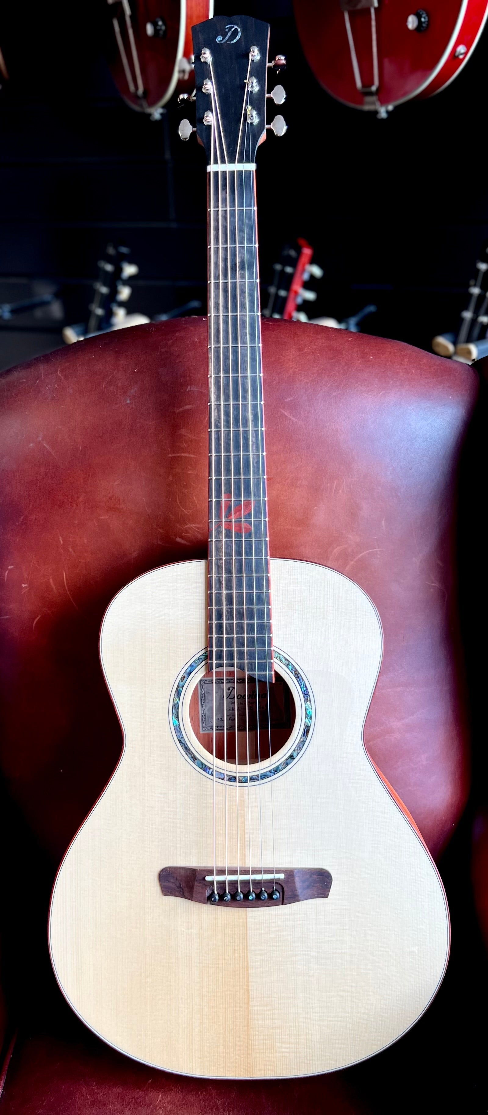 Dowina PADAUK OMG TSWS (Thermo Cured Swiss Spruce), Acoustic Guitar for sale at Richards Guitars.