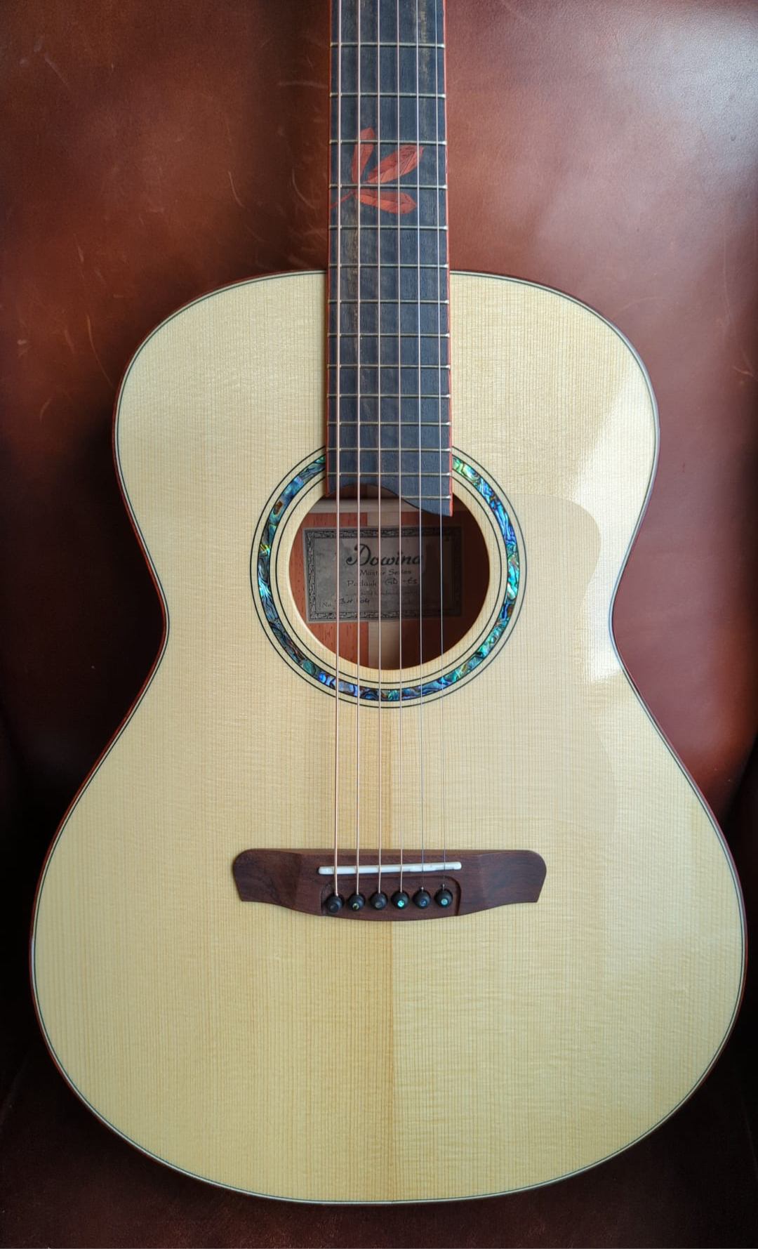 Dowina PADAUK OMG TSWS (Thermo Cured Swiss Spruce), Acoustic Guitar for sale at Richards Guitars.