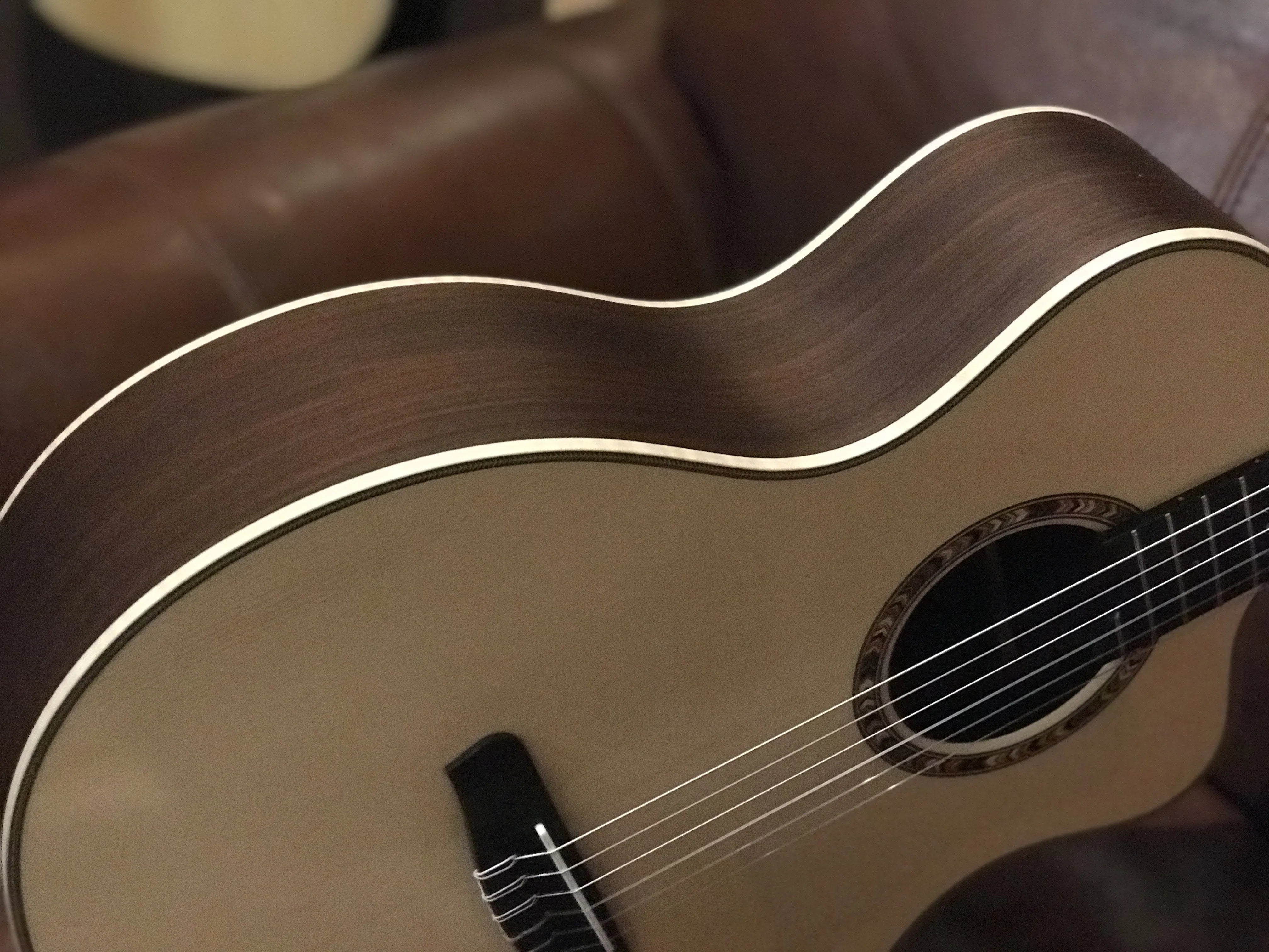 Dowina Rosewood (Ceres) HC-S Hybrid Nylon String Cutaway, Nylon Strung Guitar for sale at Richards Guitars.