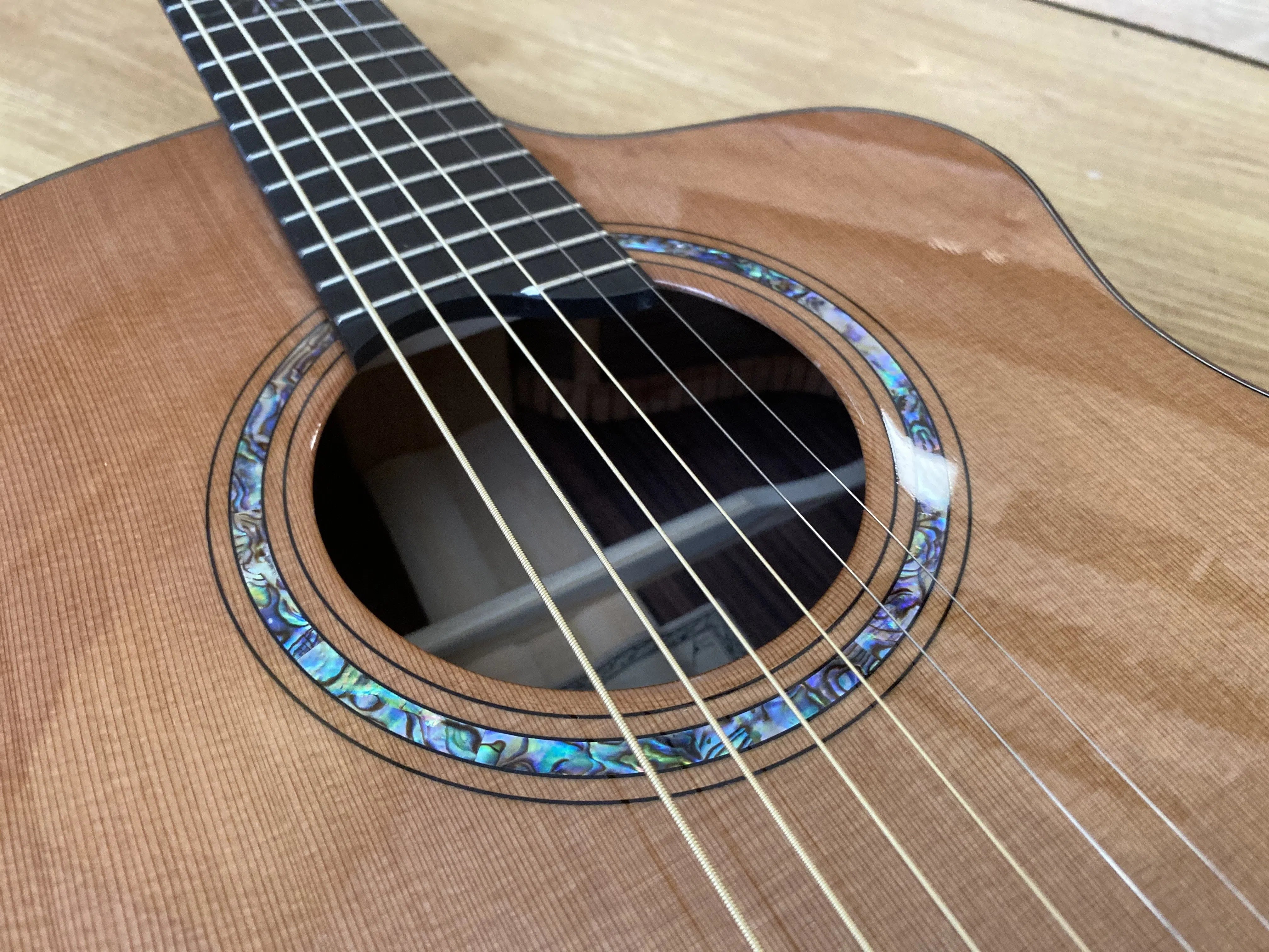 Dowina Rosewood / Maple / Rosewood Trio Plate (Amber Road) With Cedar Top, Acoustic Guitar for sale at Richards Guitars.