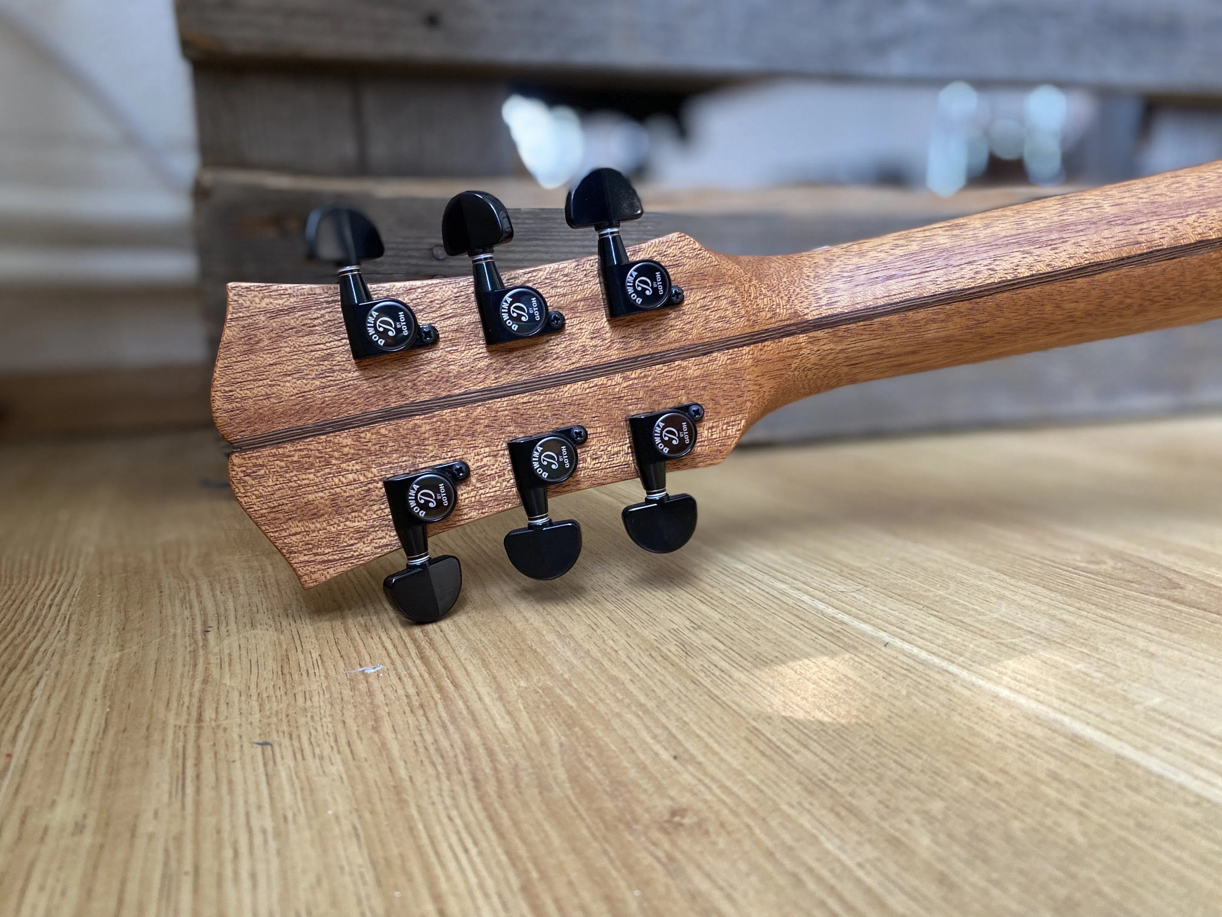 Dowina Rosewood / Maple / Rosewood Trio Plate (Amber Road) With Dolomite Spruce Top, Acoustic Guitar for sale at Richards Guitars.