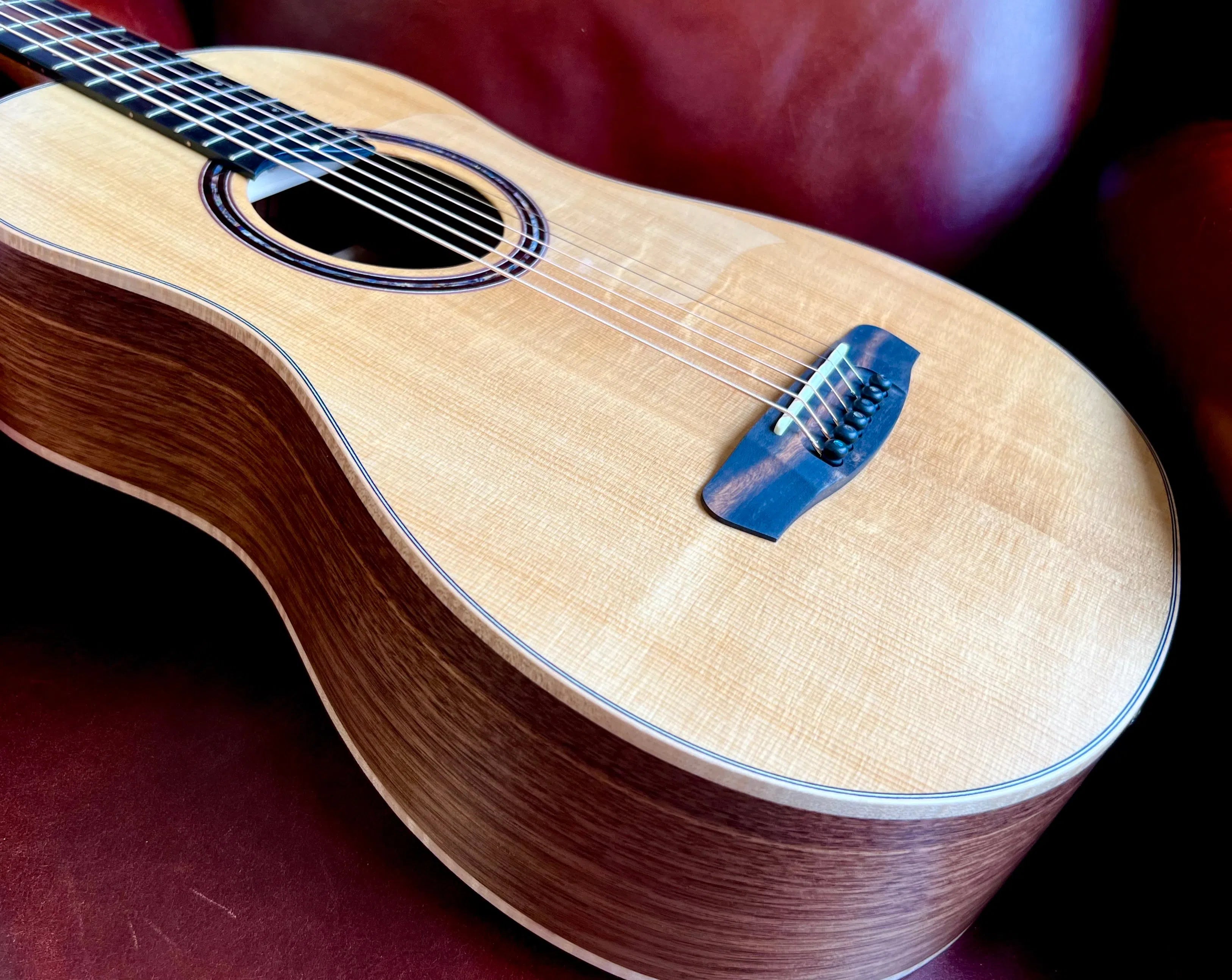 Dowina Walnut BV Deluxe Torrified Swiss Moon Spruce, Acoustic Guitar for sale at Richards Guitars.