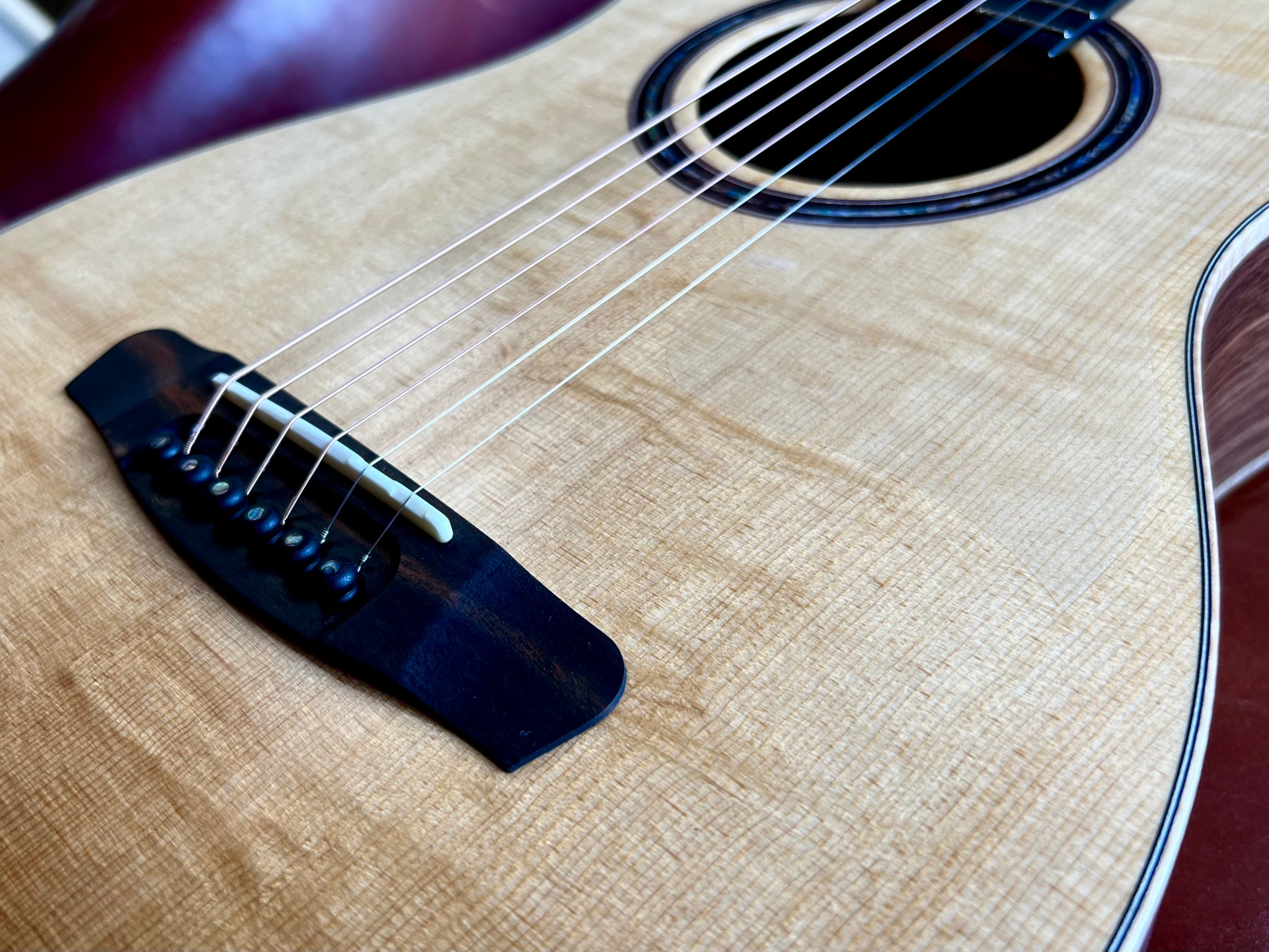 Dowina Walnut BV Deluxe Torrified Swiss Moon Spruce, Acoustic Guitar for sale at Richards Guitars.