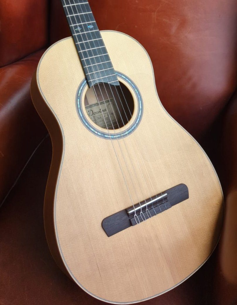 Dowina Walnut BV-H Deluxe Torrified Spruce, Nylon Strung Guitar for sale at Richards Guitars.