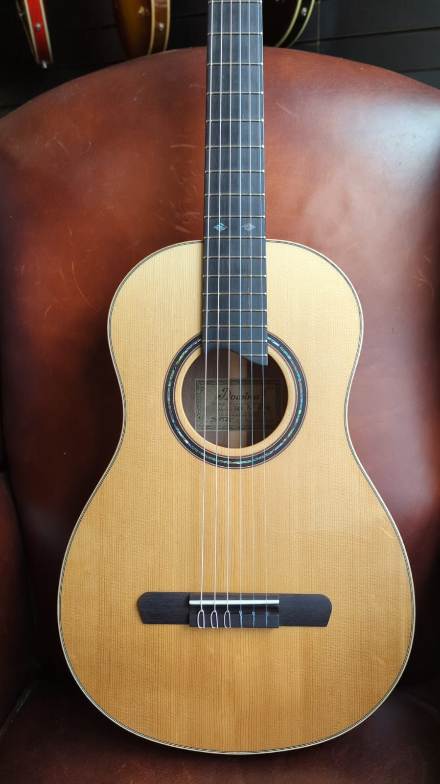 Dowina Walnut BV-H Deluxe Torrified Spruce, Nylon Strung Guitar for sale at Richards Guitars.