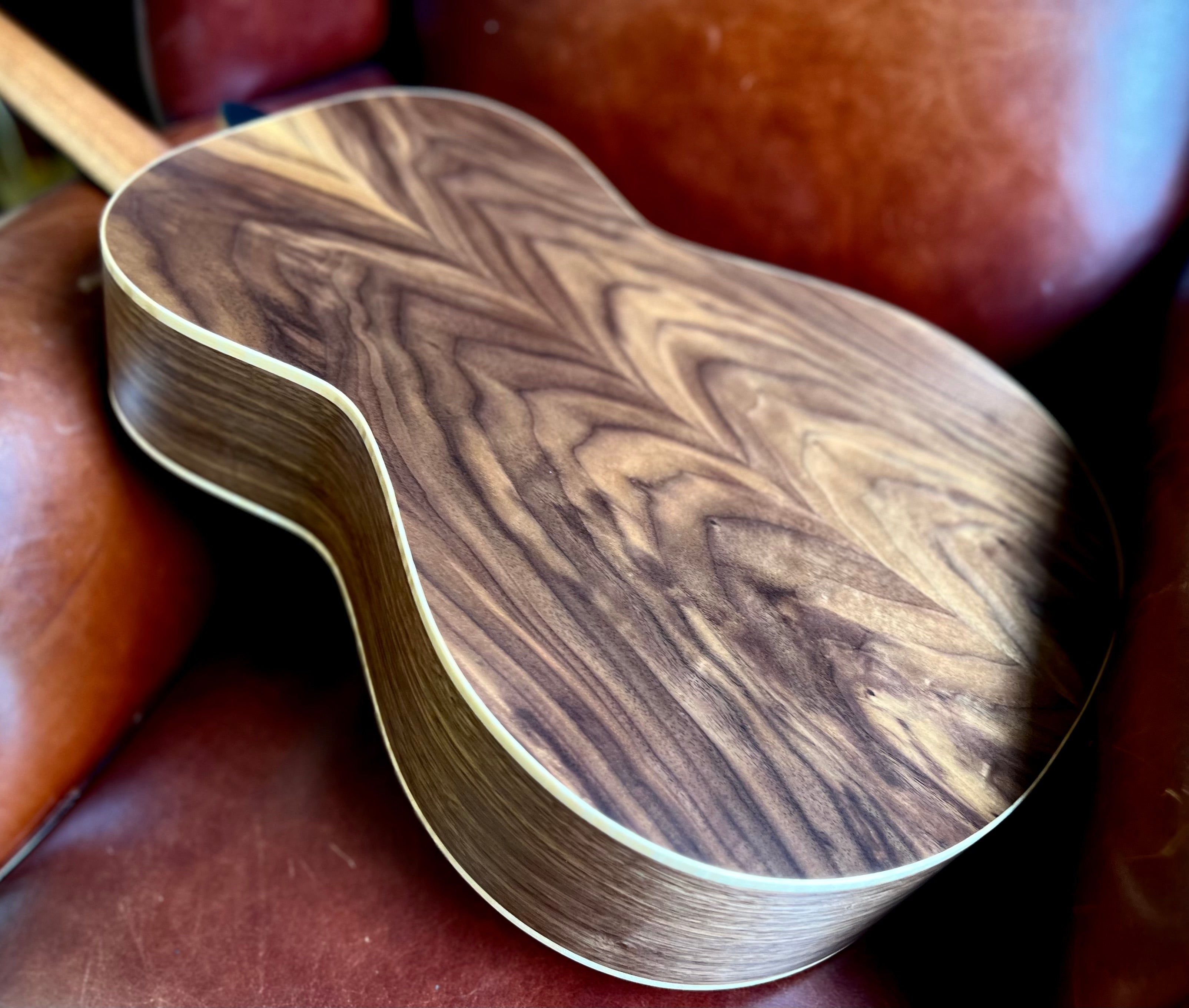 Dowina Walnut OMG Deluxe (Torrified Semi-Gloss Swiss Moon Spruce), Acoustic Guitar for sale at Richards Guitars.