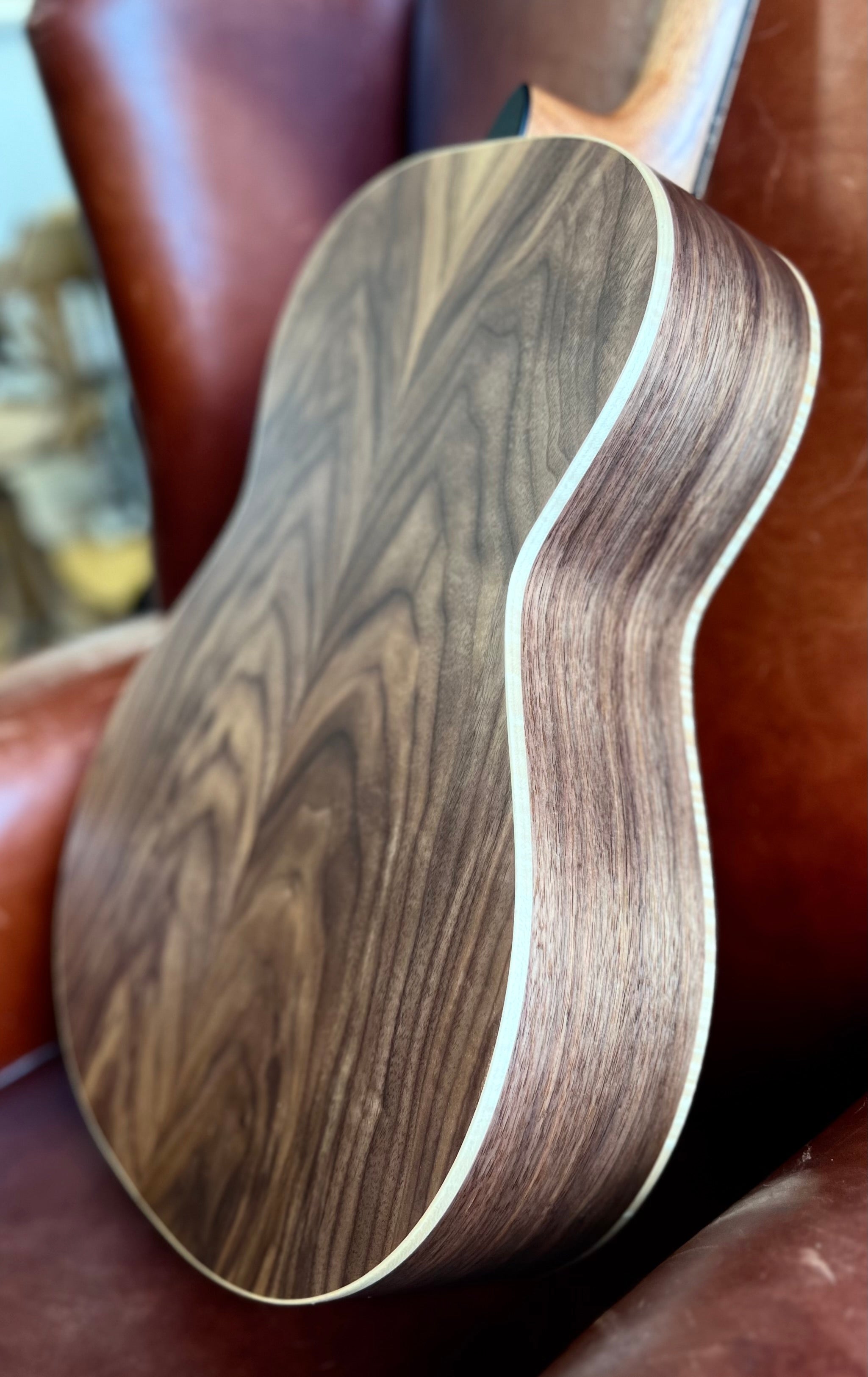 Dowina Walnut OMG Deluxe (Torrified Semi-Gloss Swiss Moon Spruce), Acoustic Guitar for sale at Richards Guitars.