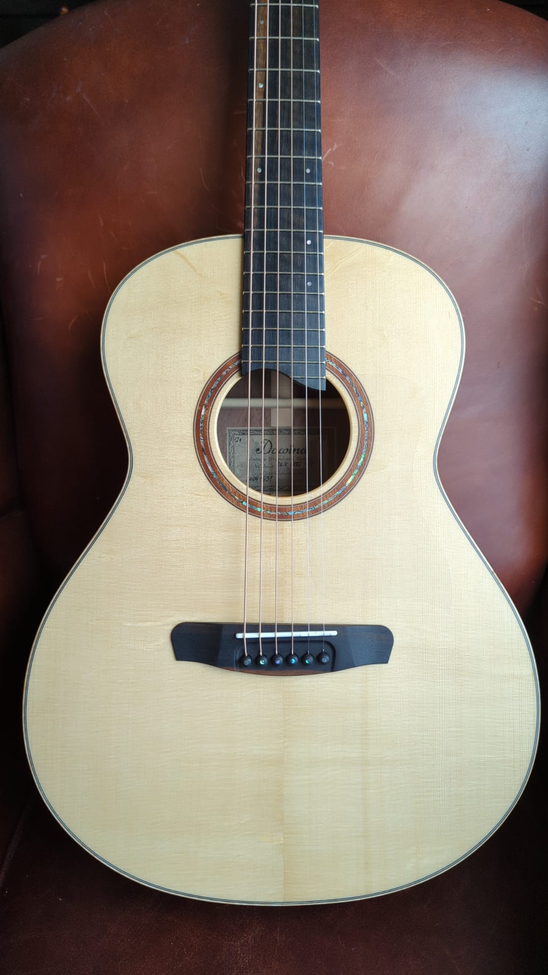 Dowina Walnut OMG Deluxe (Torrified Semi-Gloss Swiss Moon Spruce), Acoustic Guitar for sale at Richards Guitars.