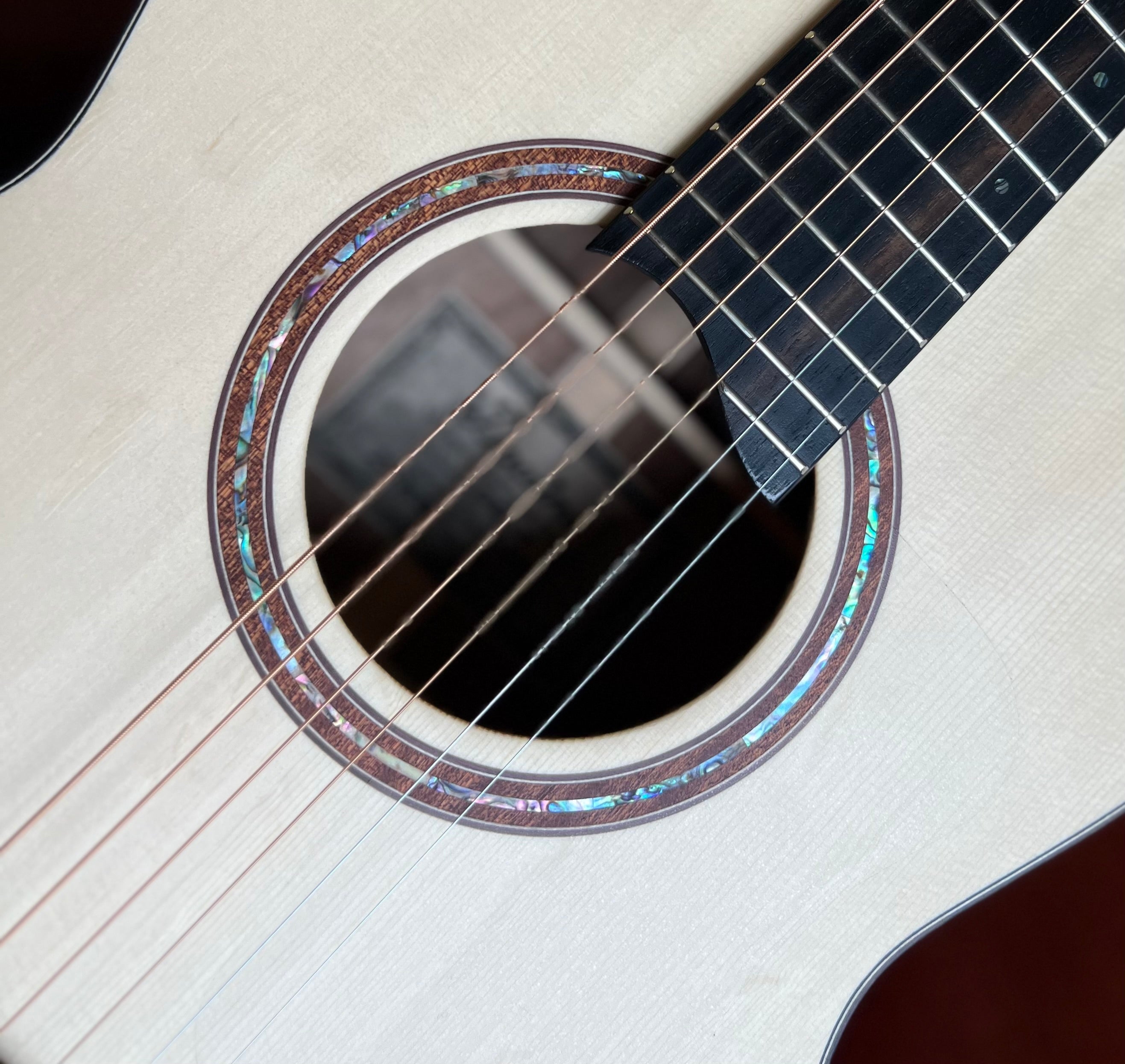 Dowina Walnut OMG Swiss Moon Spruce. OM Body Acoustic Guitar, Acoustic Guitar for sale at Richards Guitars.