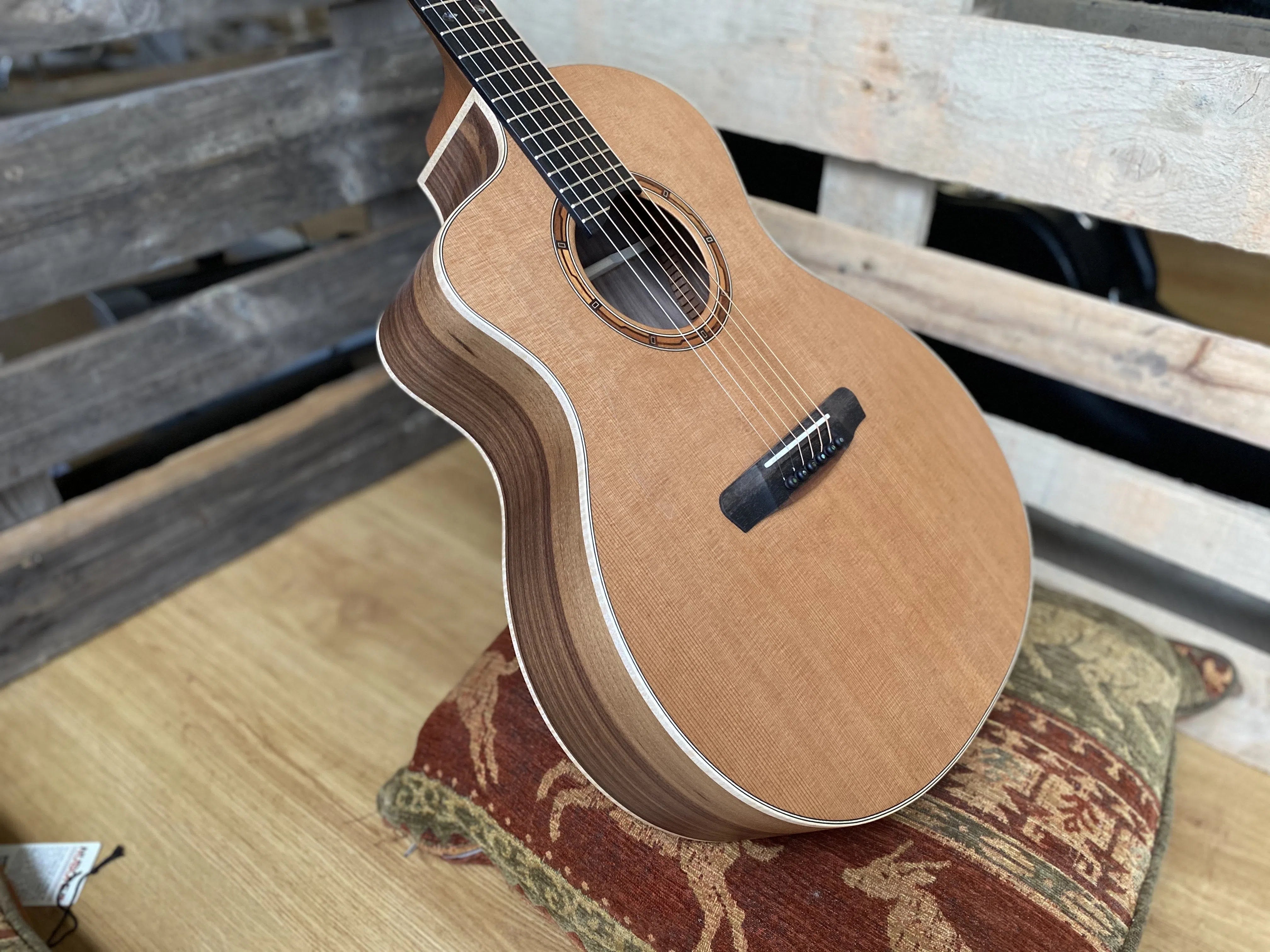 Dowina Walnut (Sol) GAC Left Handed, Acoustic Guitar for sale at Richards Guitars.