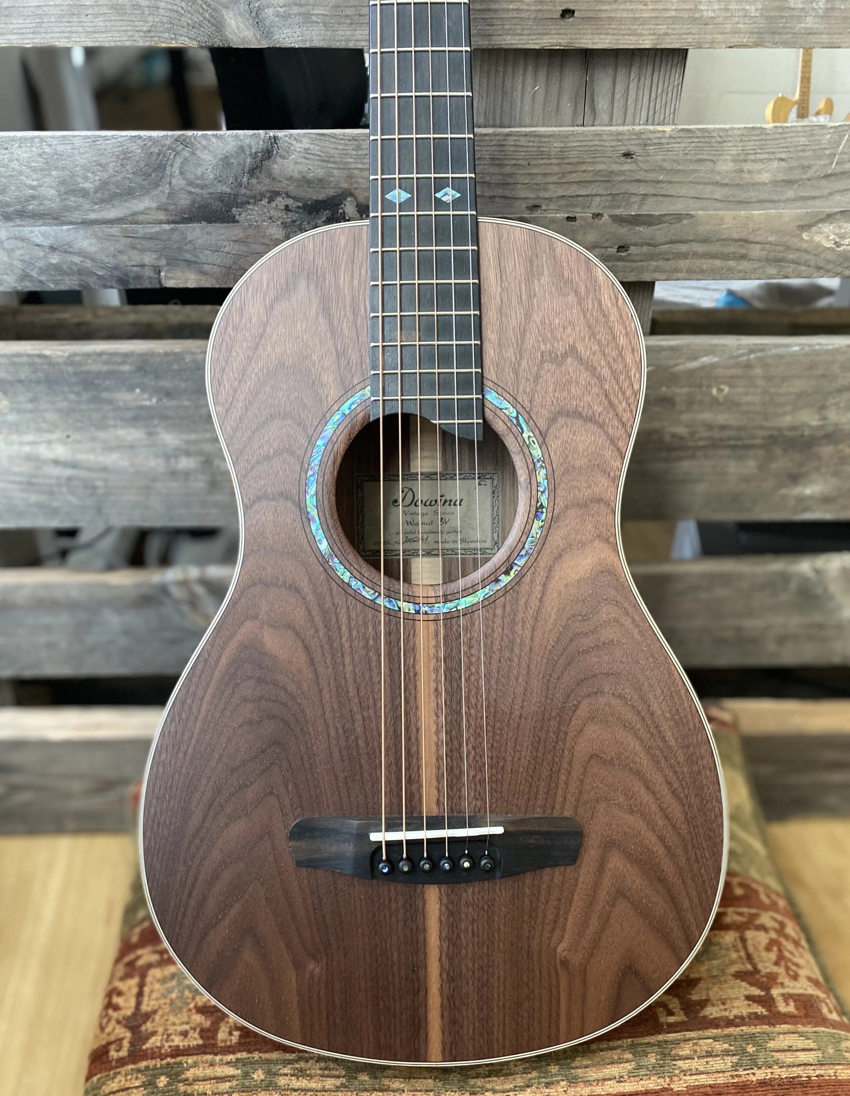 Dowina Walnut Tribute BV, Acoustic Guitar for sale at Richards Guitars.