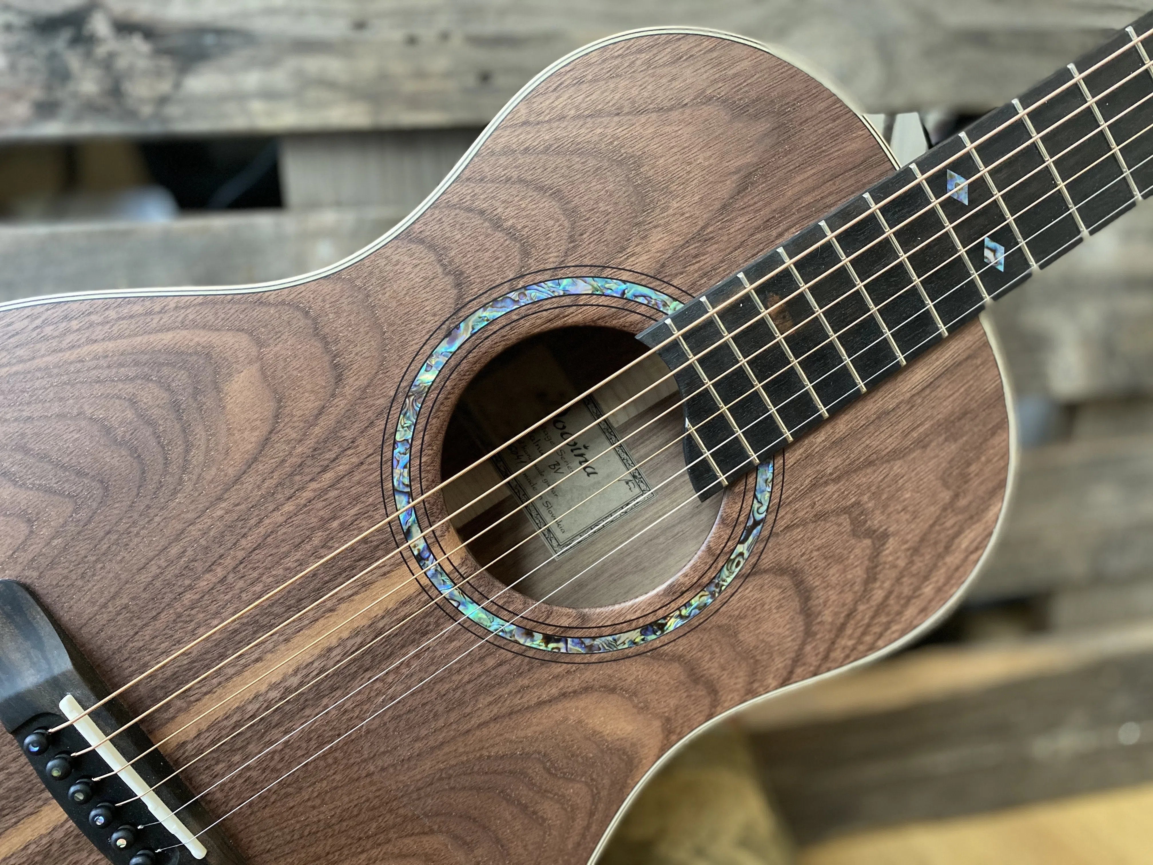 Dowina Walnut Tribute BV, Acoustic Guitar for sale at Richards Guitars.