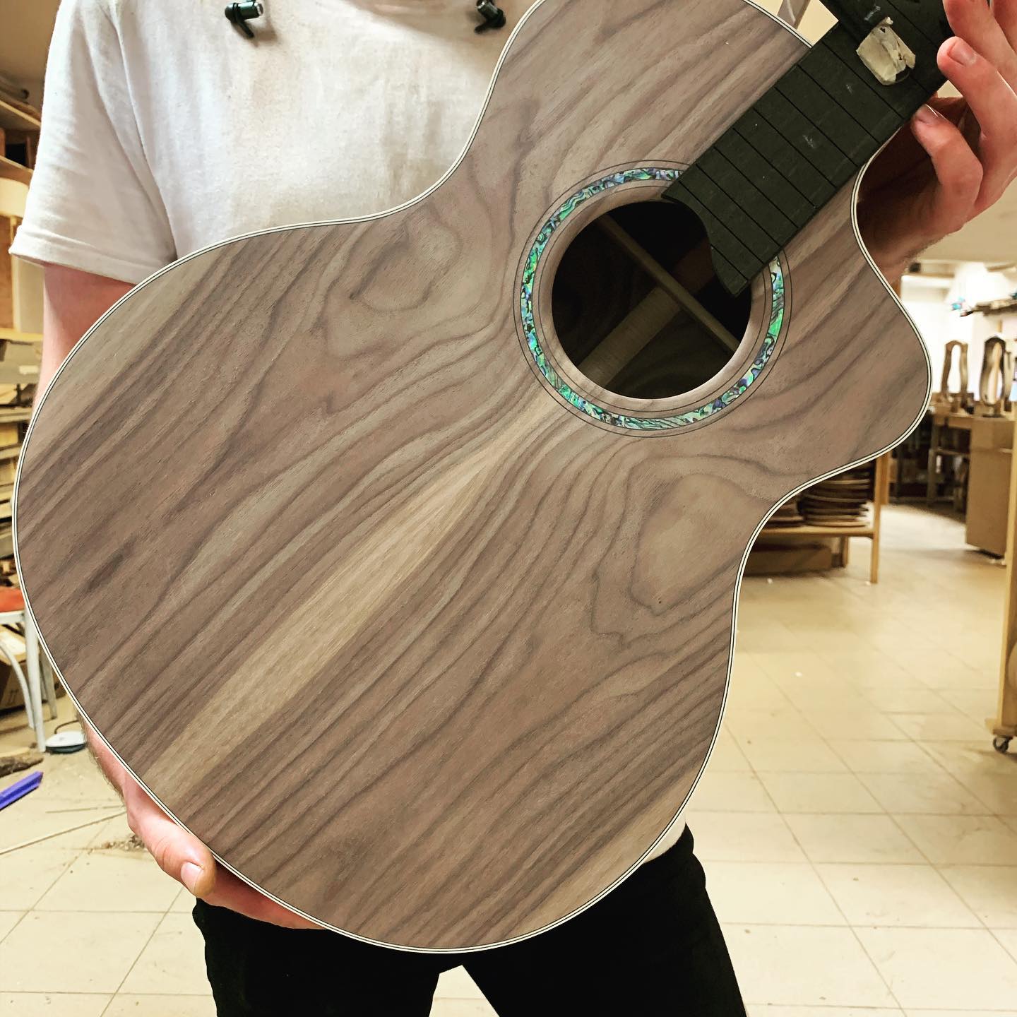 Dowina Walnut Tribute GAC, Acoustic Guitar for sale at Richards Guitars.