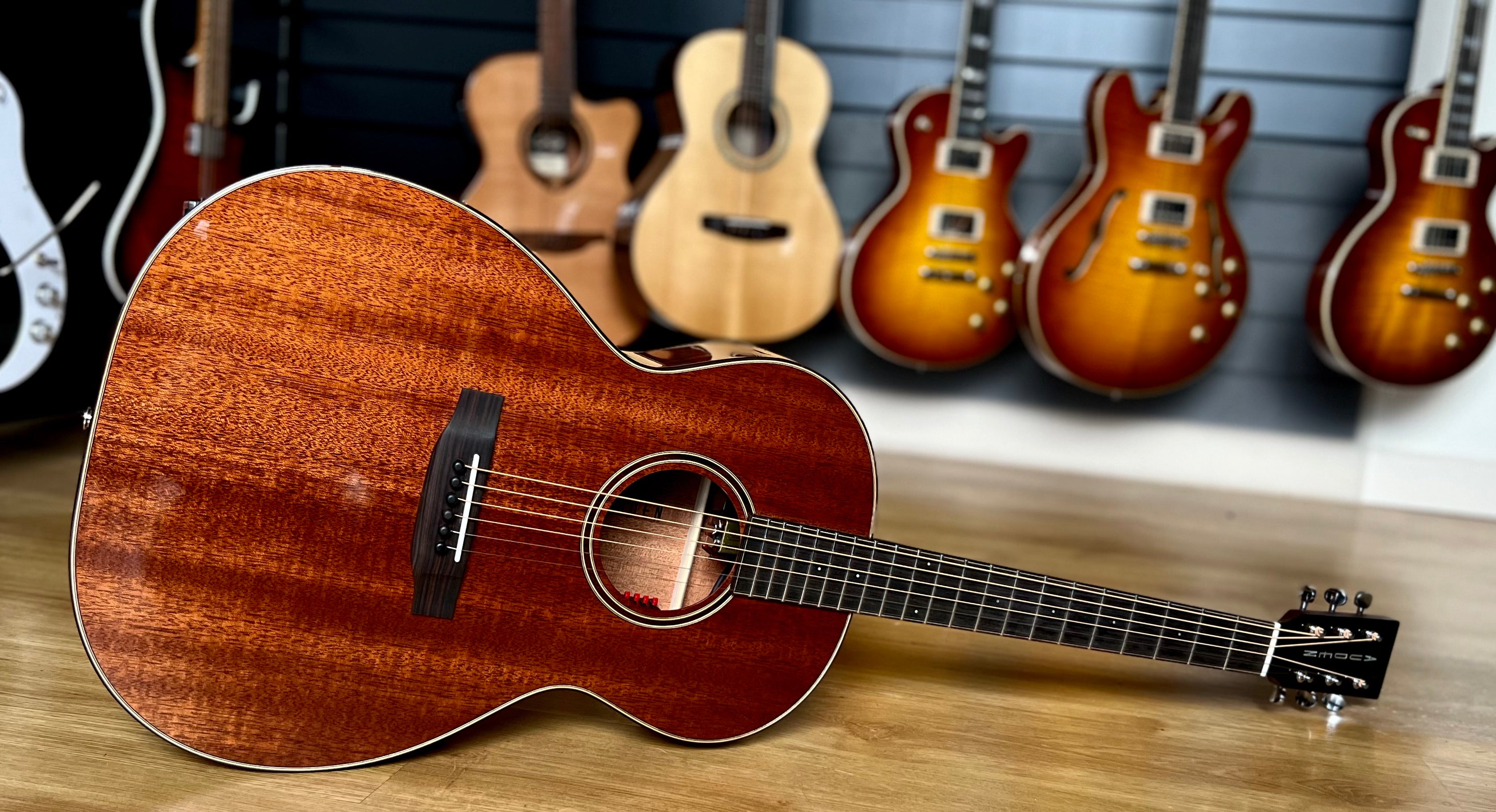 AUDEN MAHOGANY SERIES – CHESTER FULL BODY MAHOGANY TOP - 45MM NUT, Electro Acoustic Guitar for sale at Richards Guitars.