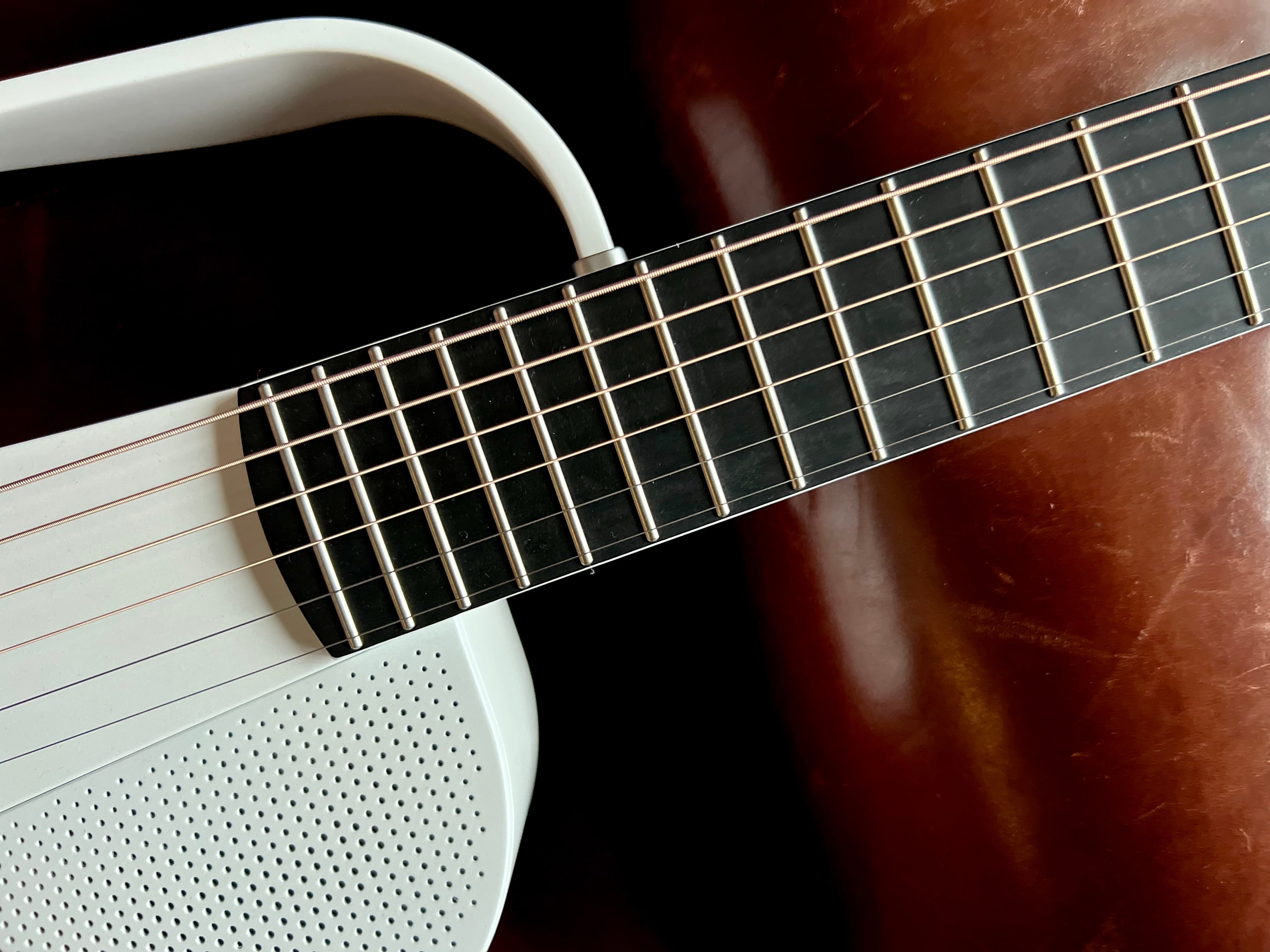 Enya NEXG2 White Guitar and Looper Pedal & Mic Package, Electro Acoustic Guitar for sale at Richards Guitars.