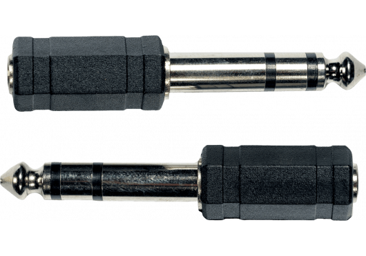 1/4" STEREO MALE / 1/8" FEMALE X 2