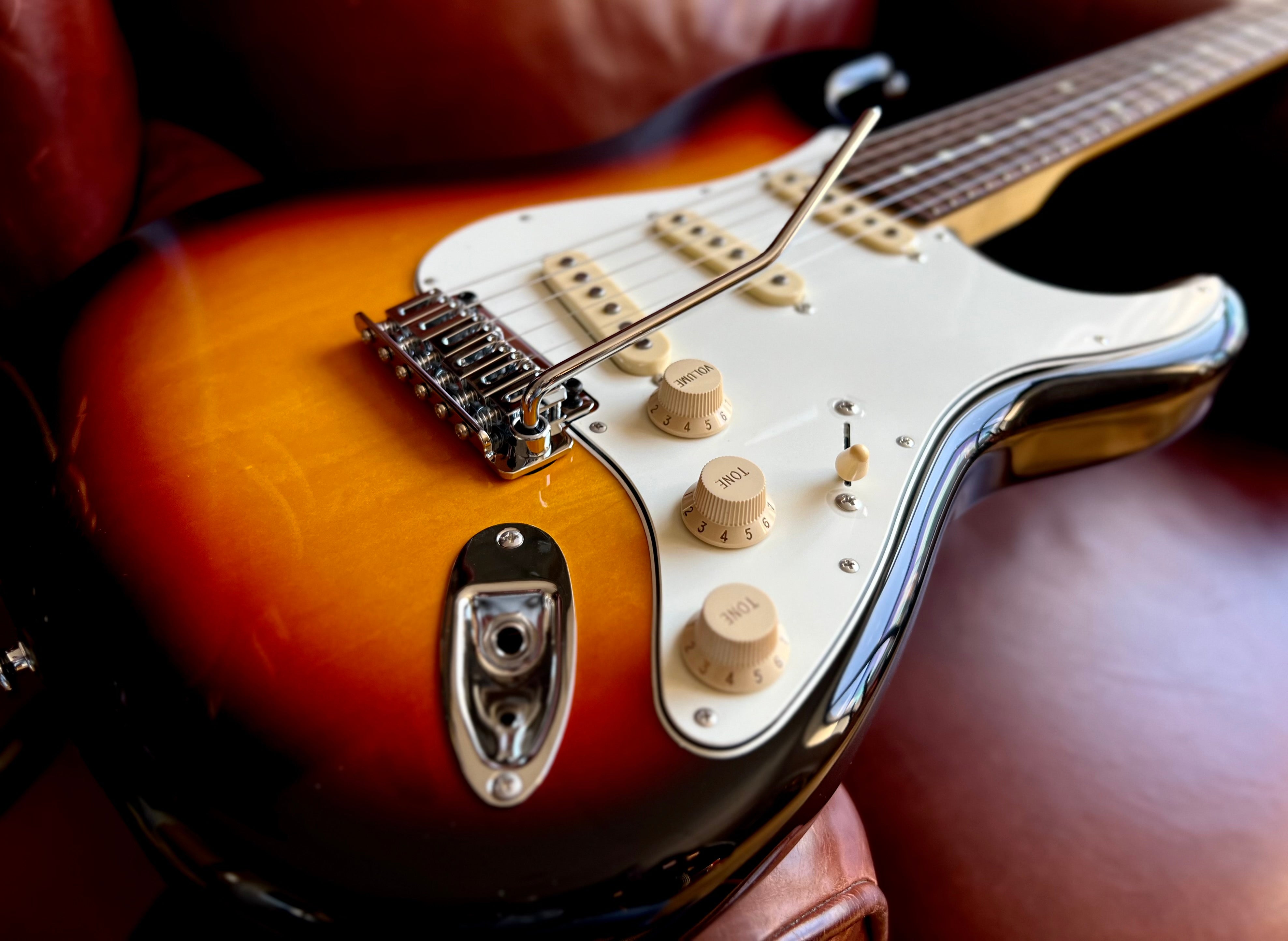 FGN Guitars Boundary BST 3-Tone Sunburst, Electric Guitar for sale at Richards Guitars.