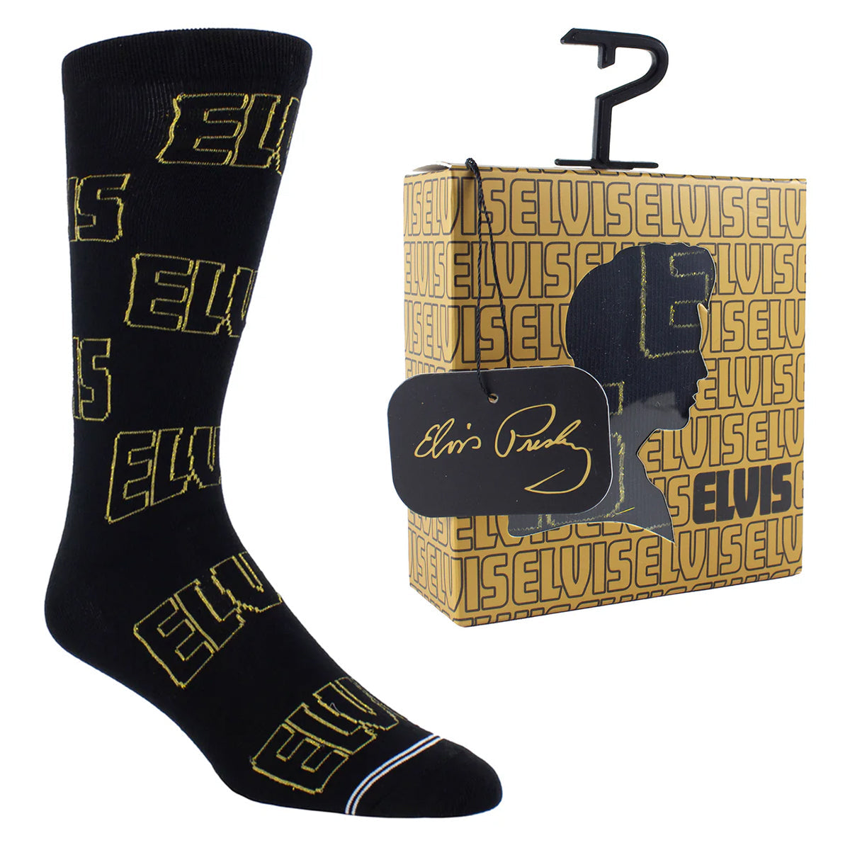 Perri's Licensed Sock Gift Box ~ Elvis, Perri's Socks for sale at Richards Guitars.