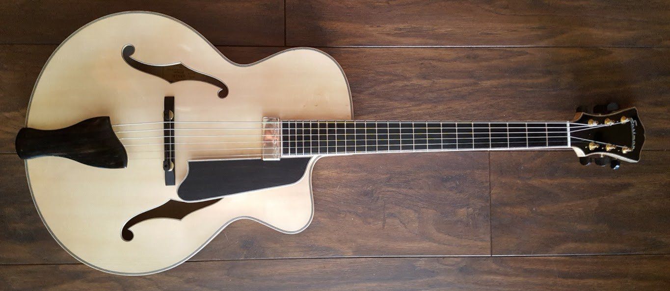 Eastman AR905CE Blonde, Electric Guitar for sale at Richards Guitars.