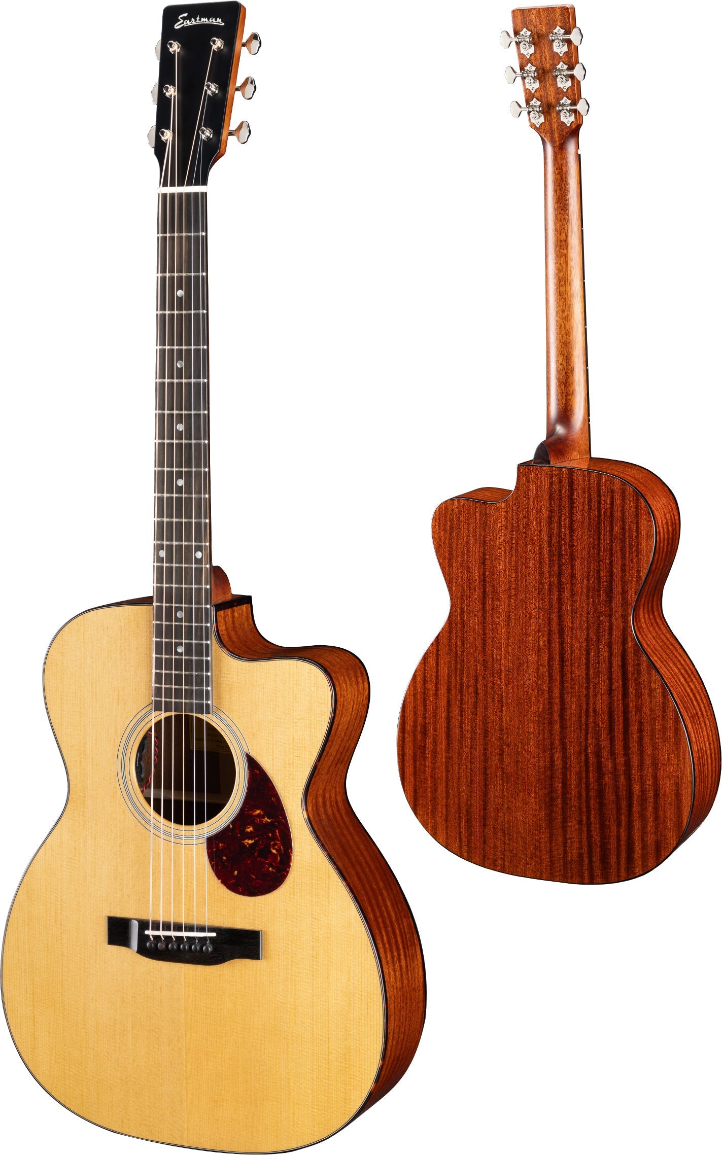 Eastman E1OMCE Deluxe, Electro Acoustic Guitar for sale at Richards Guitars.