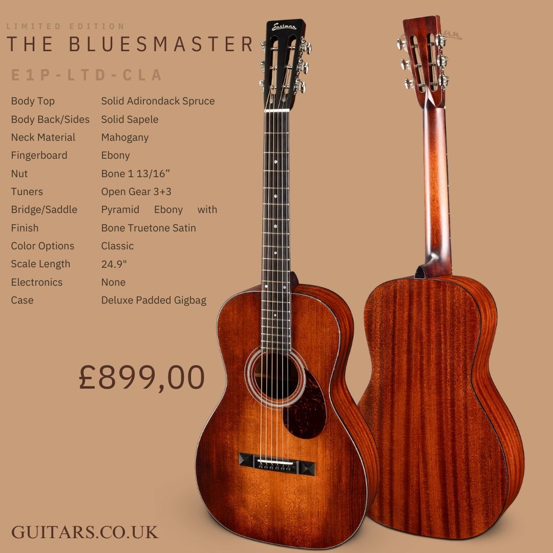 Eastman E1P Limited Edition Blues Master Parlor E1P-LTD -CLA, Acoustic Guitar for sale at Richards Guitars.