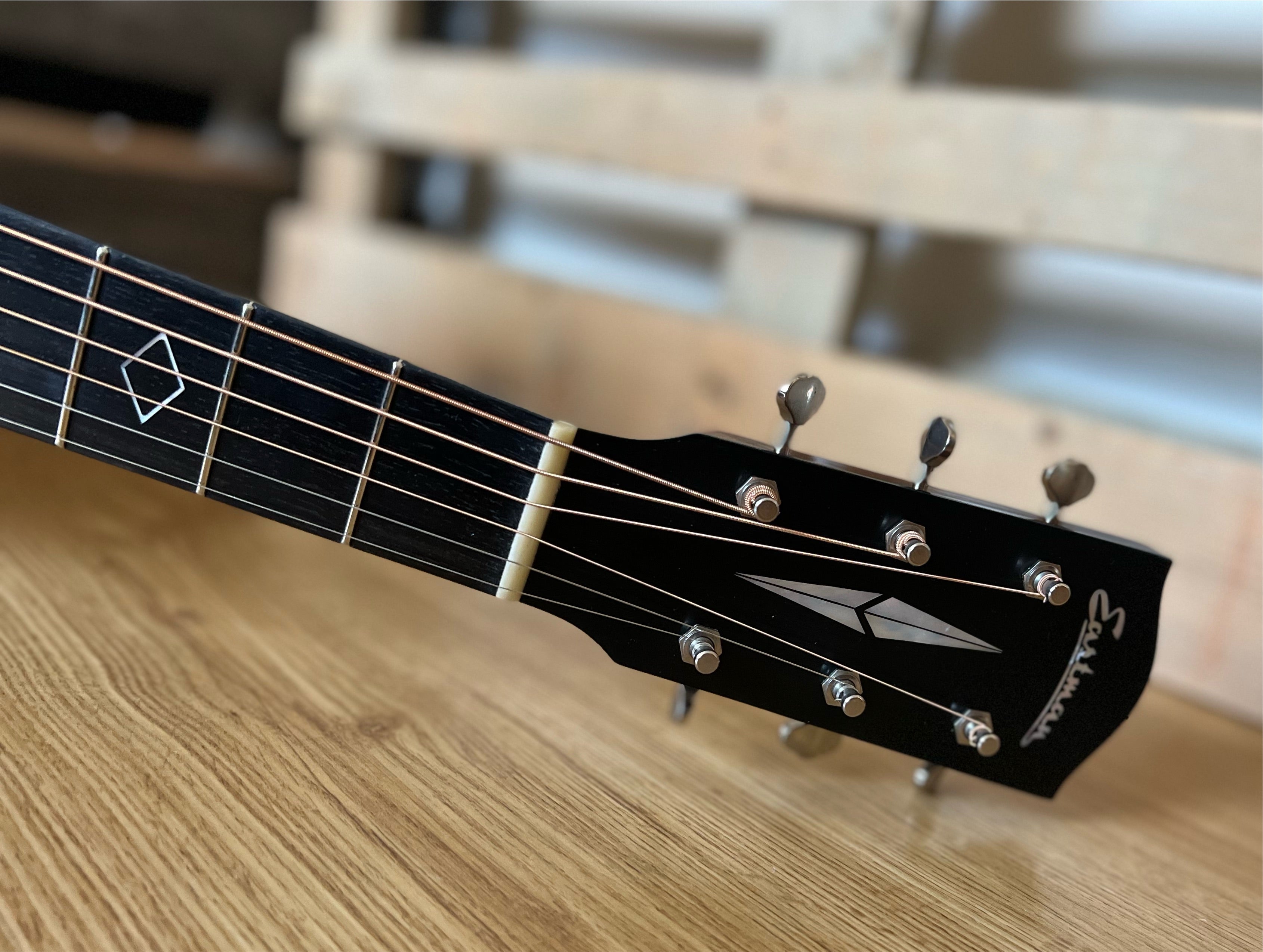 Eastman E20SS/v Slope Shoulder Dreadnought Antique Sunburst, Acoustic Guitar for sale at Richards Guitars.